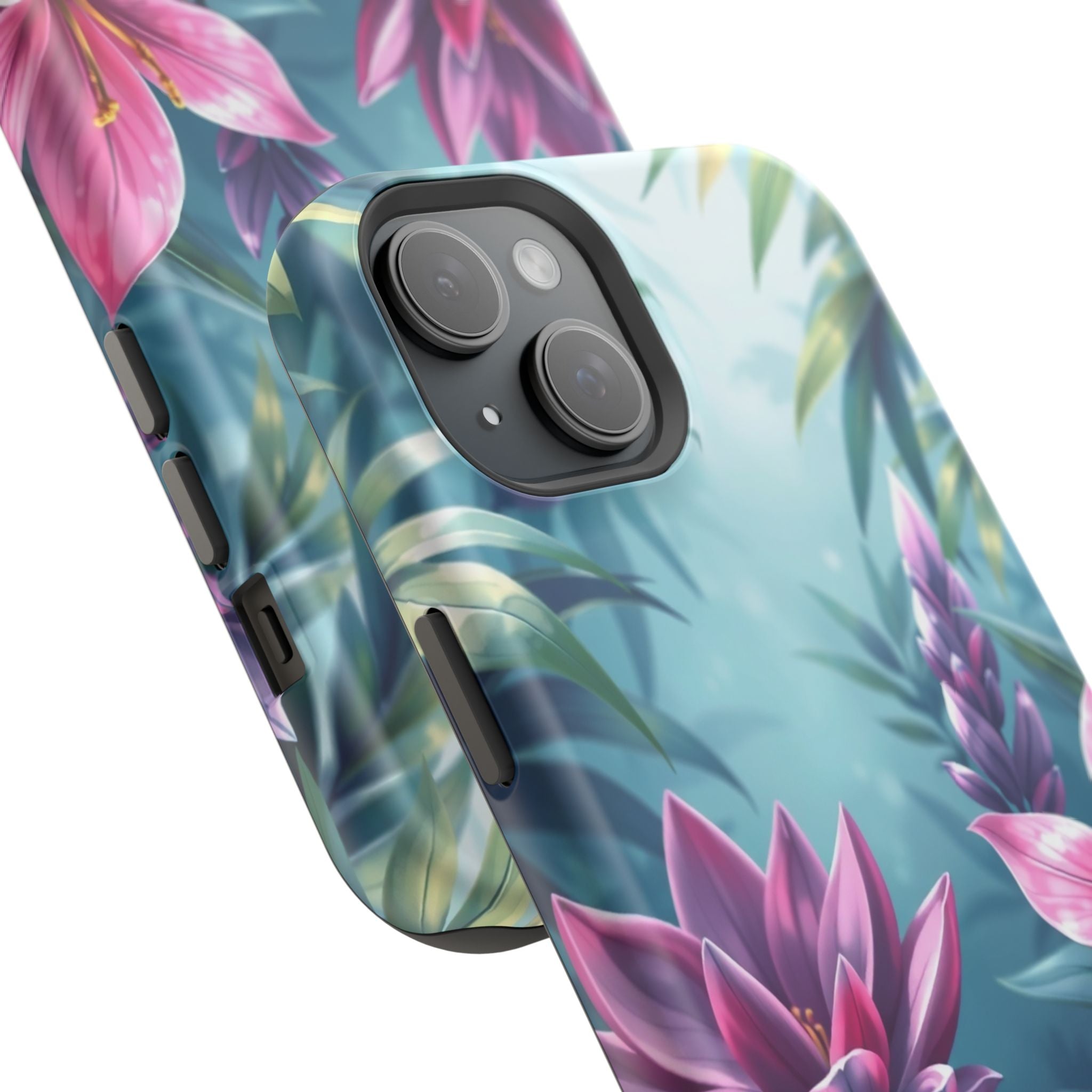 iPhone Indigo And Violet Jungle Floral Slim Everyday Designer Case · iPhone Case