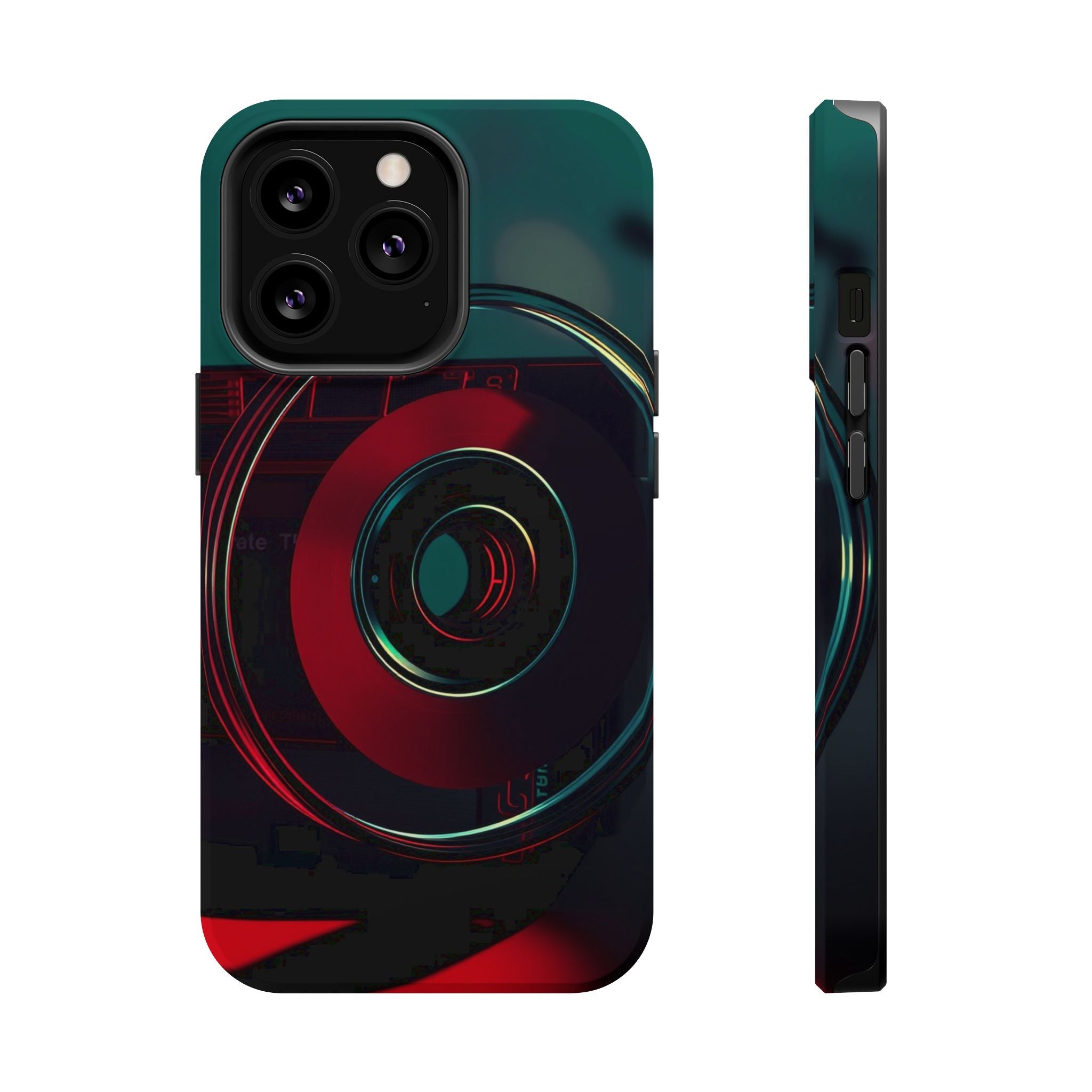 iPhone Vibrant Cassette Tape Rewind Design Slim Everyday Designer Case · iPhone