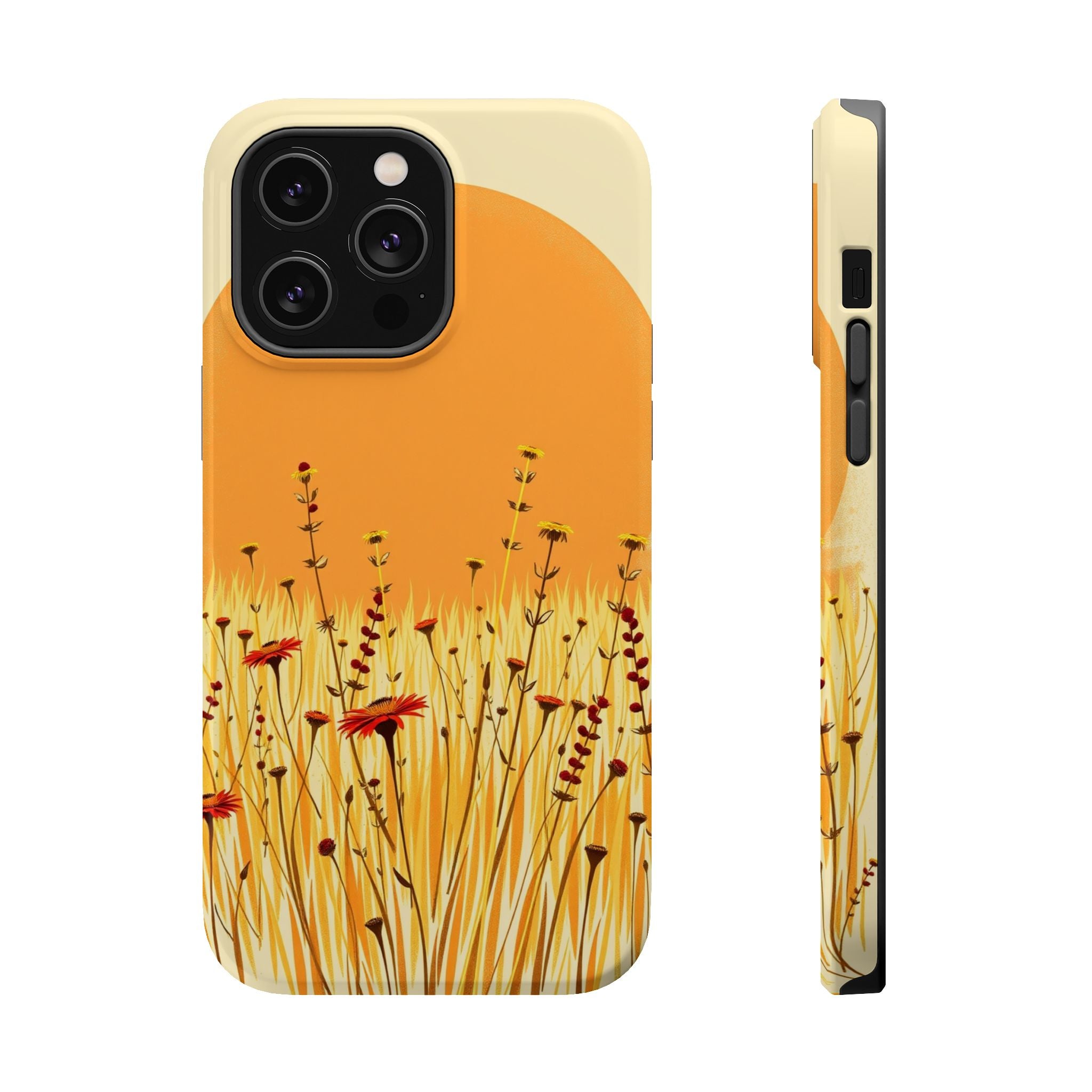 iPhone Wildflower Field Electric Art Slim Everyday Designer Case · iPhone Case