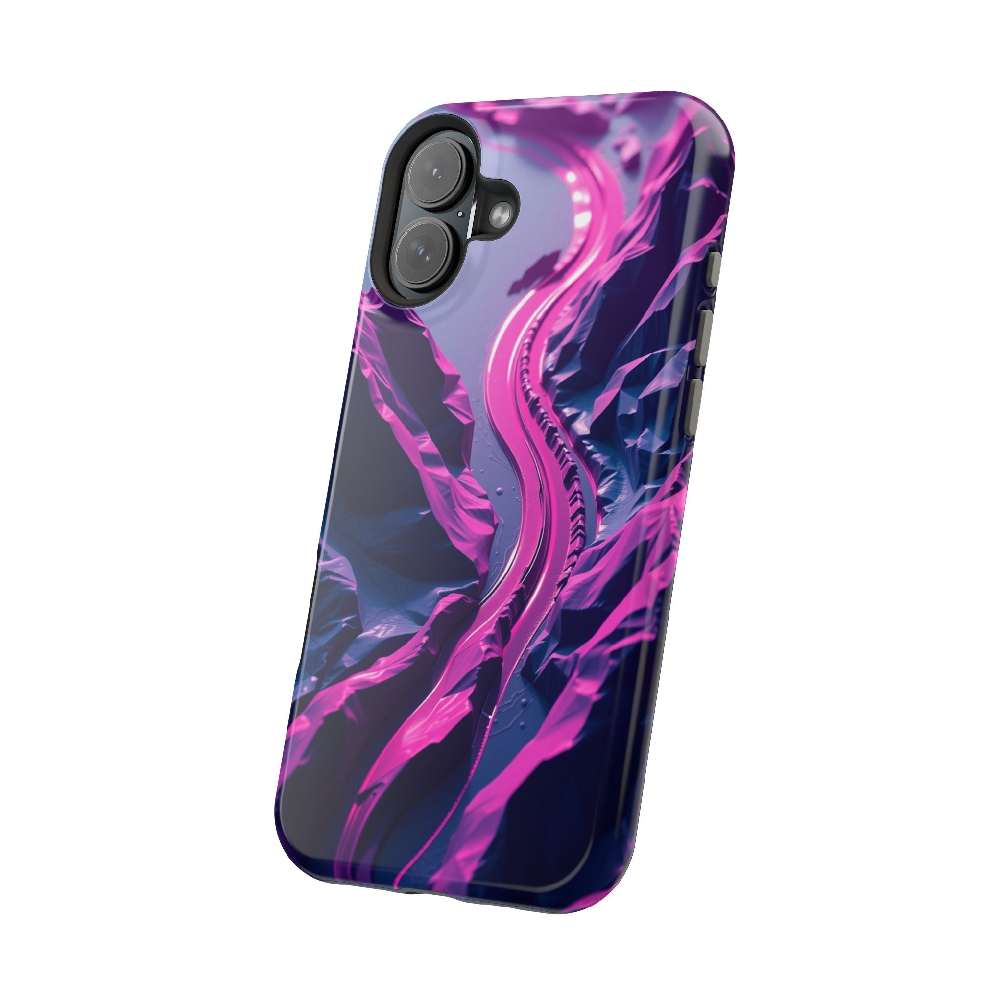 iPhone River Delta Aerial Electric Art Slim Everyday Designer Case · iPhone Case