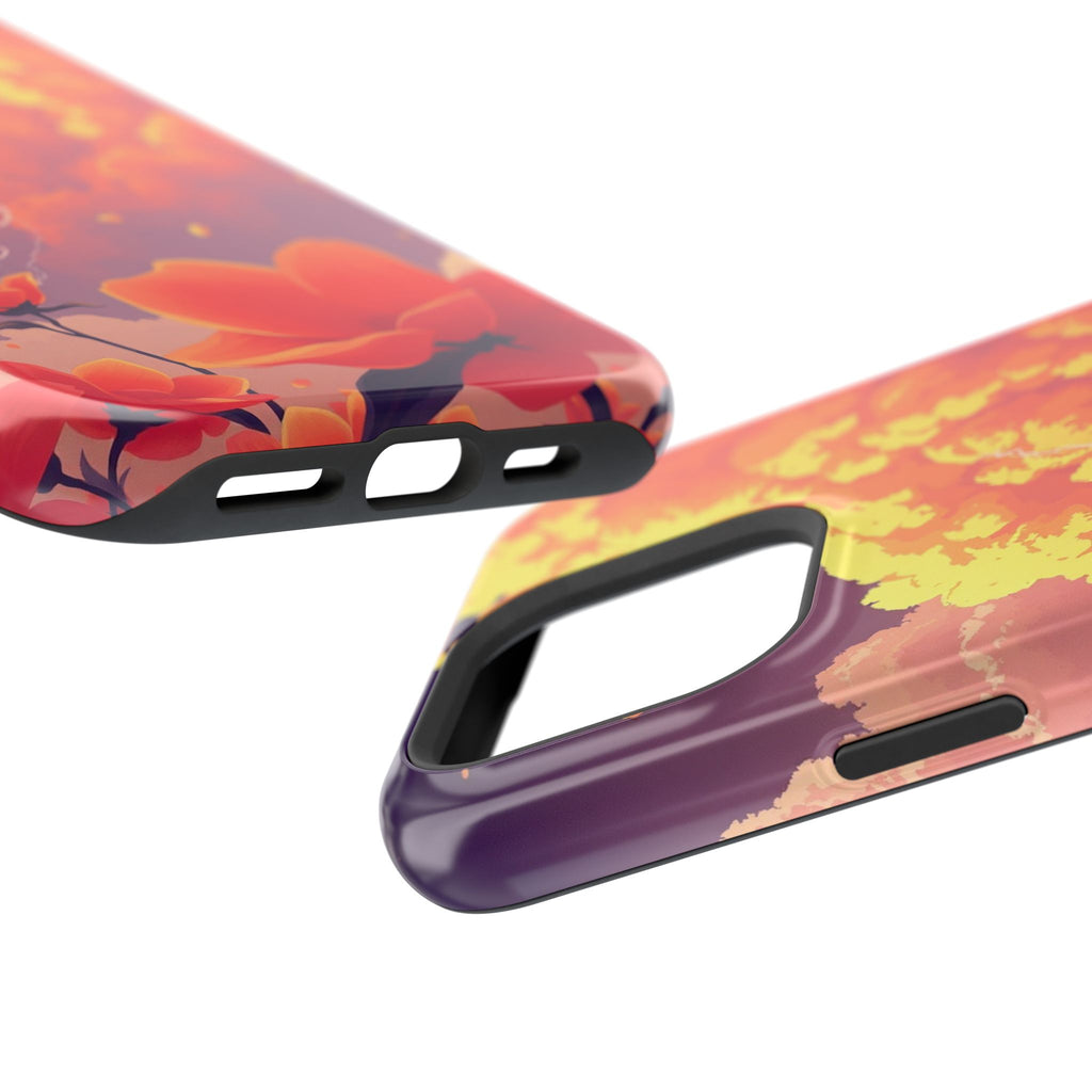 iPhone Sunset Amber And Peach Petal Storm Slim iPhone Everyday Designer · iPhone