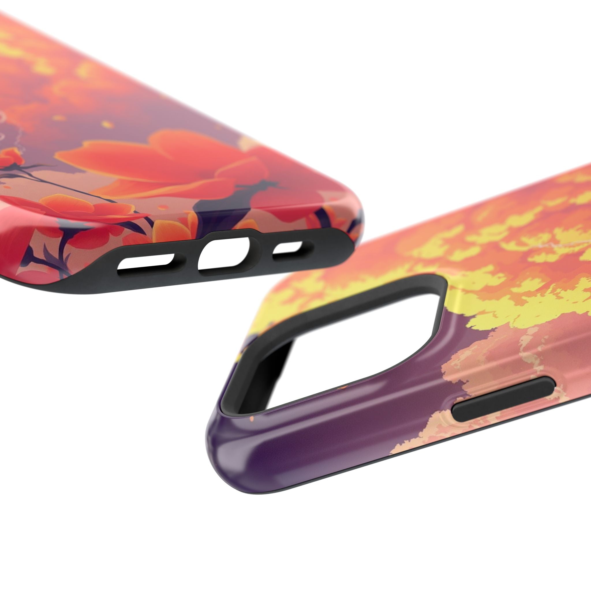 iPhone Sunset Amber And Peach Petal Storm Slim iPhone Everyday Designer · iPhone