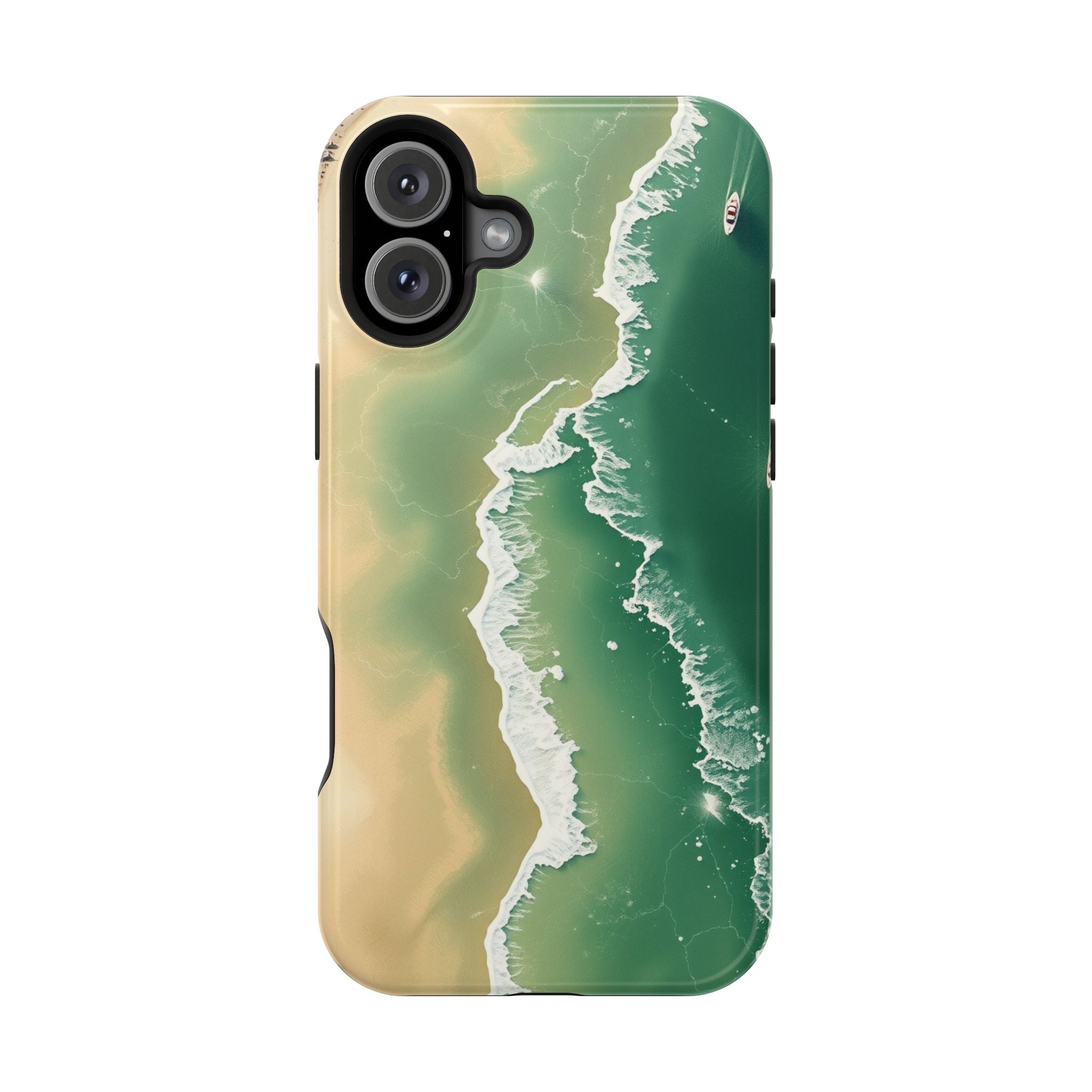 iPhone Shoreline Aerial Bold Art Bold Modern Everyday Snap Case · iPhone Case