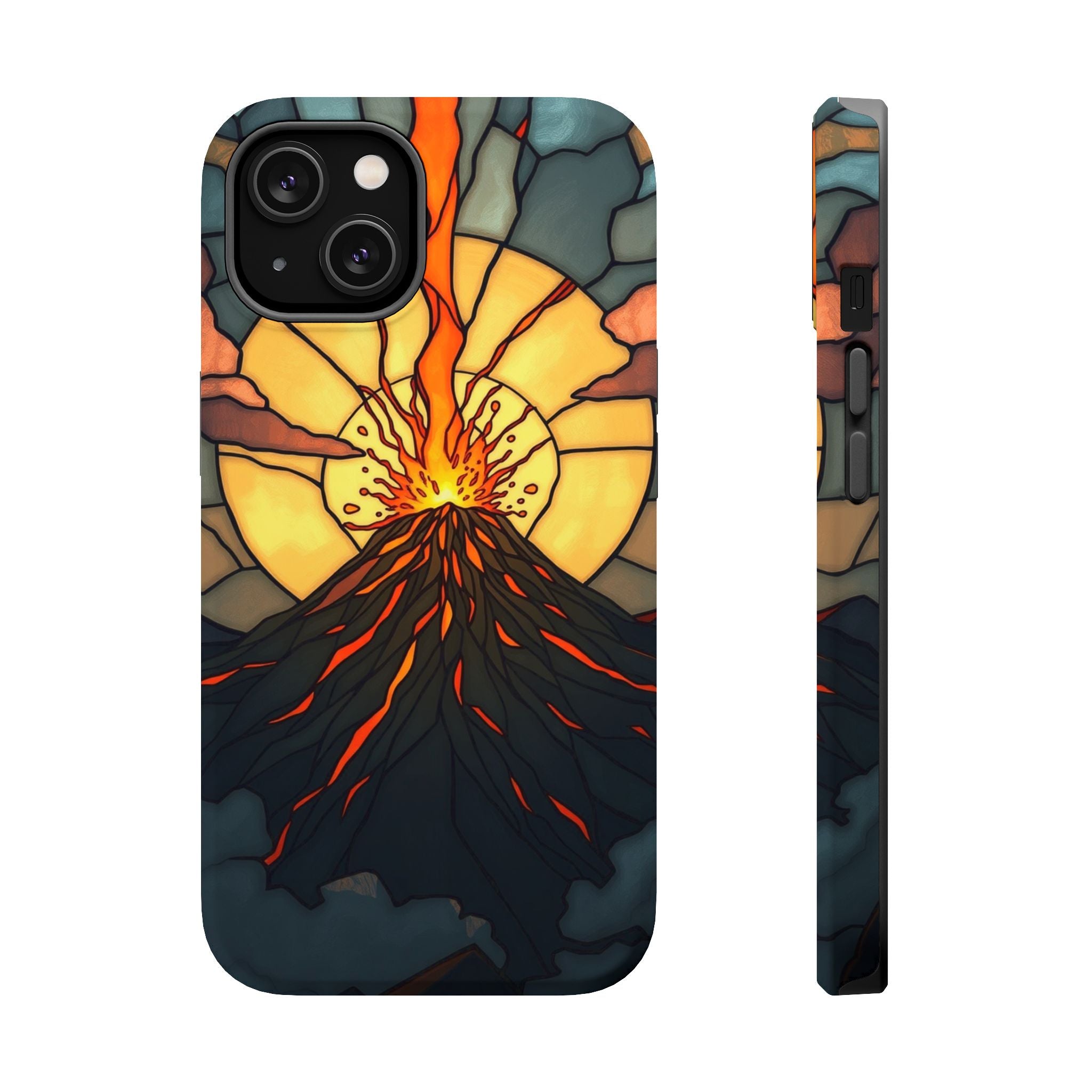 iPhone Vibrant Volcanic Eruption Design Slim Everyday iPhone 11 · iPhone Case