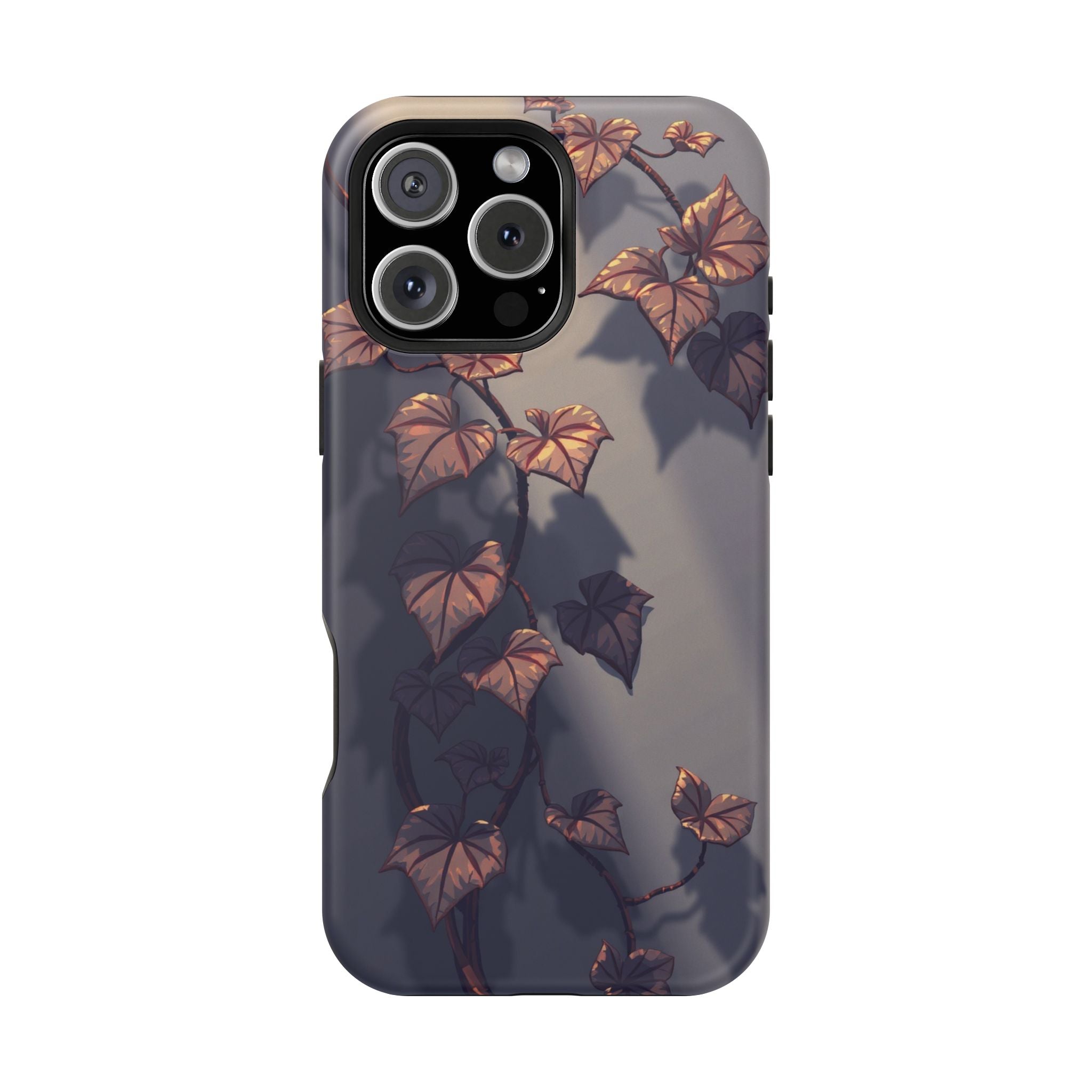 iPhone Charcoal And Copper Art Nouveau Vine Soft iPhone 13 Finish · iPhone Case