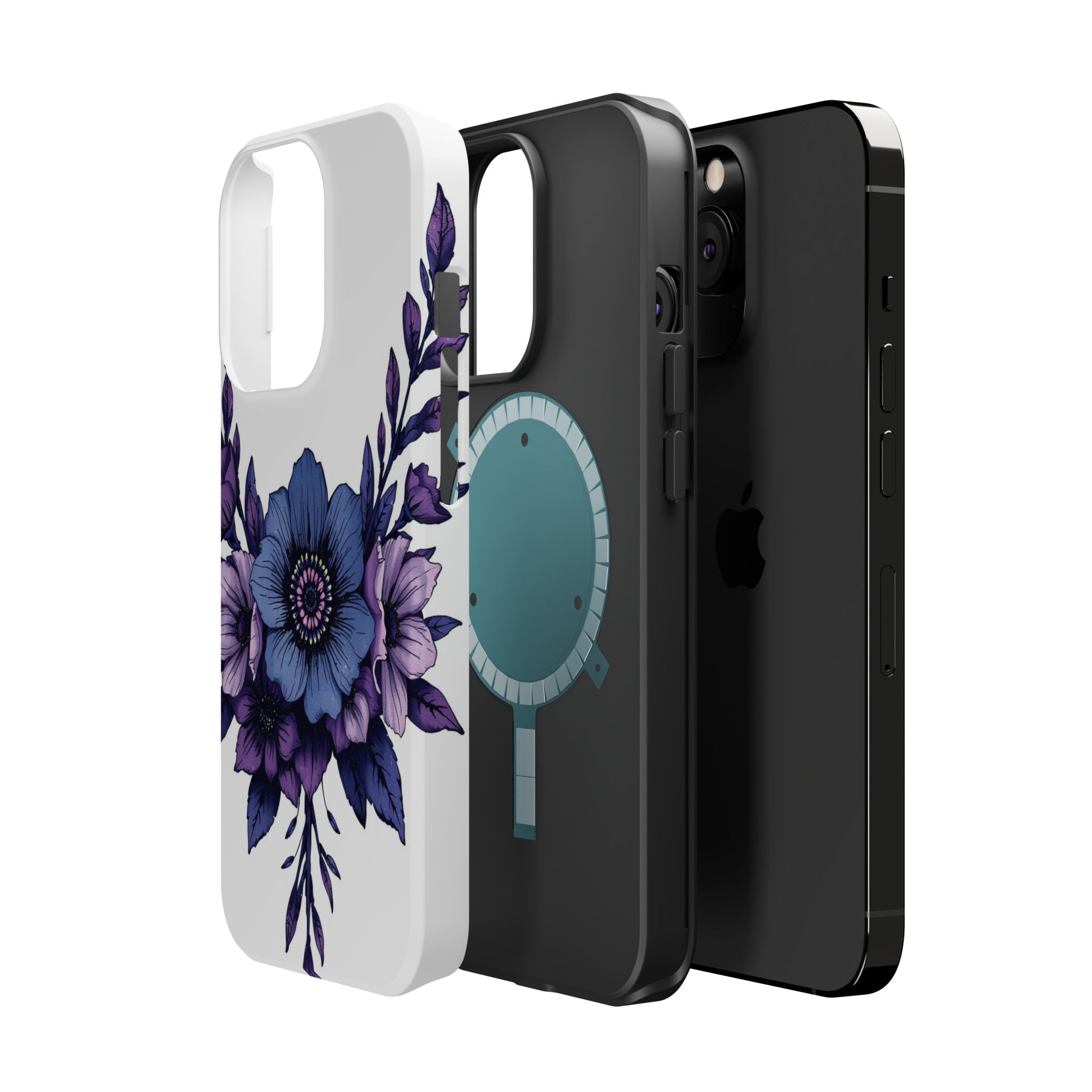 iPhone Floral Crown Grunge Distressed Slim Everyday Designer Case · iPhone Case