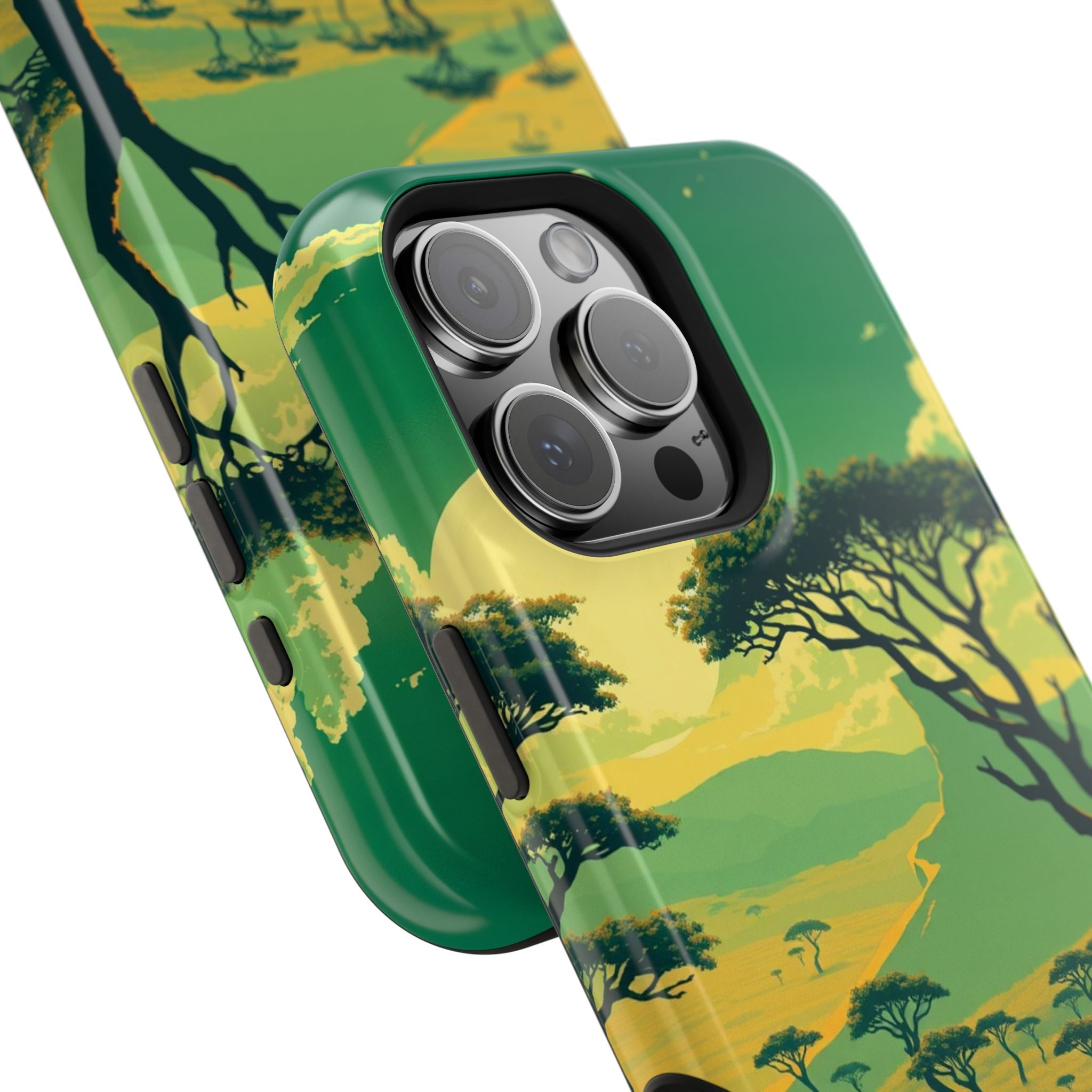iPhone Savanna Horizon Pixel Art -Bit Slim Everyday Designer Case · iPhone Case