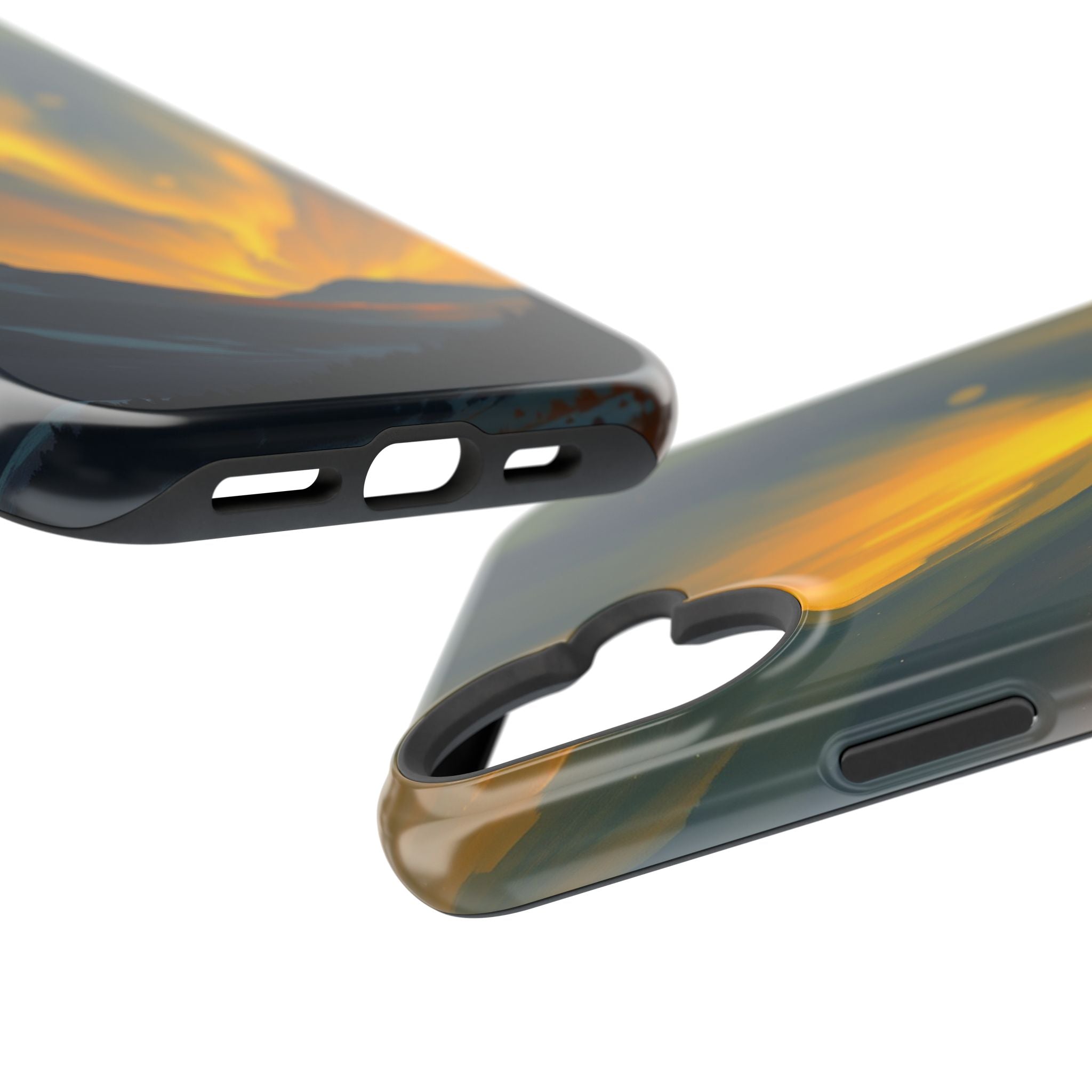iPhone Serene Northern Lights Design Slim Everyday Designer Case · iPhone Case