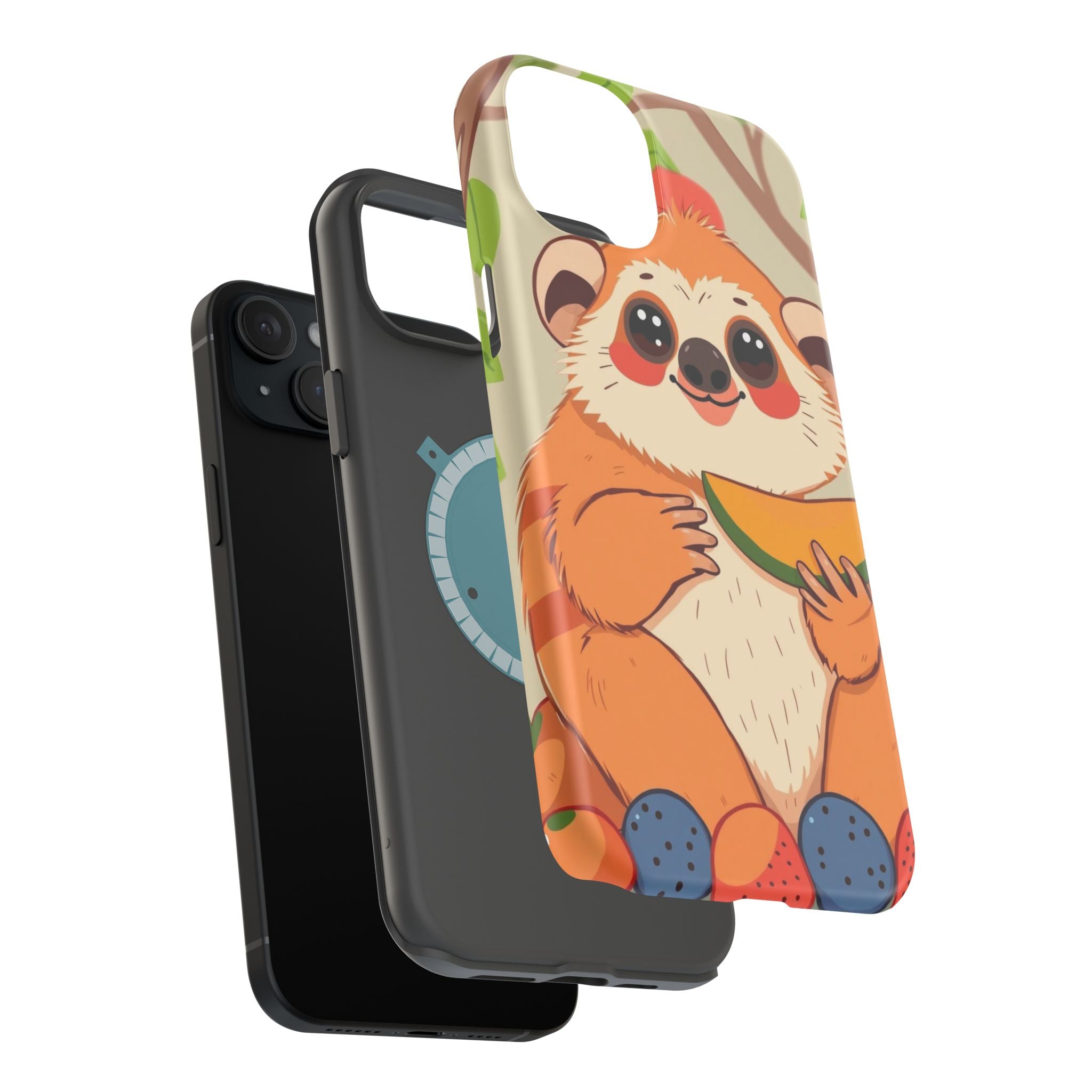iPhone Slow Loris with Fruit Kids Fun iPhone Phone Case Gift Slim · iPhone Case
