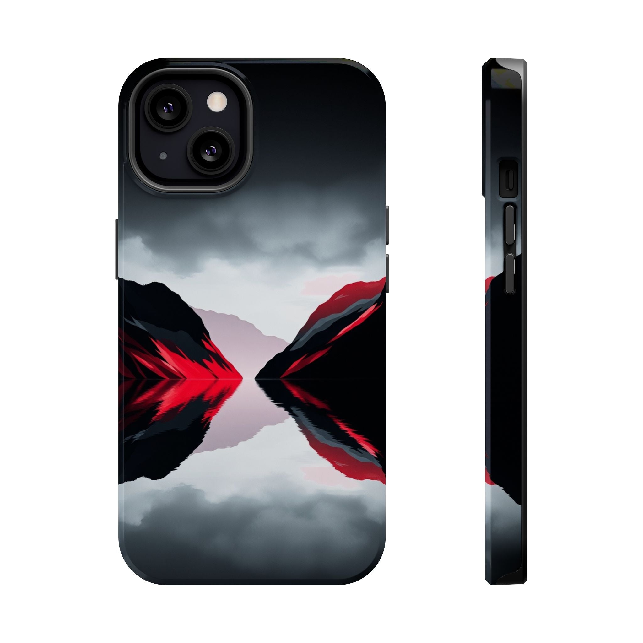 iPhone Vibrant Fjord Reflection Design Slim Everyday Designer Case · iPhone Case