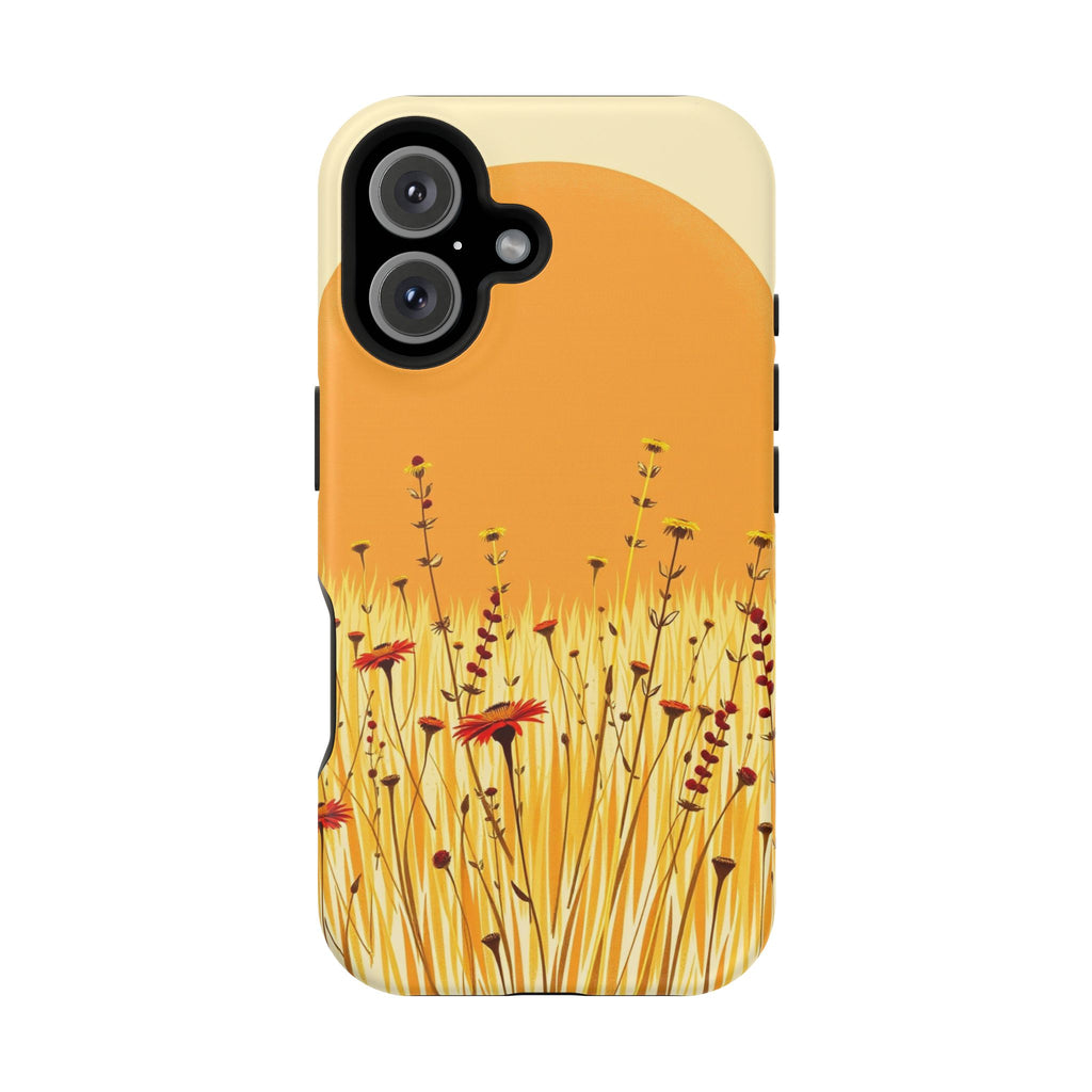 iPhone Wildflower Field Electric Art Slim Everyday Designer Case · iPhone Case
