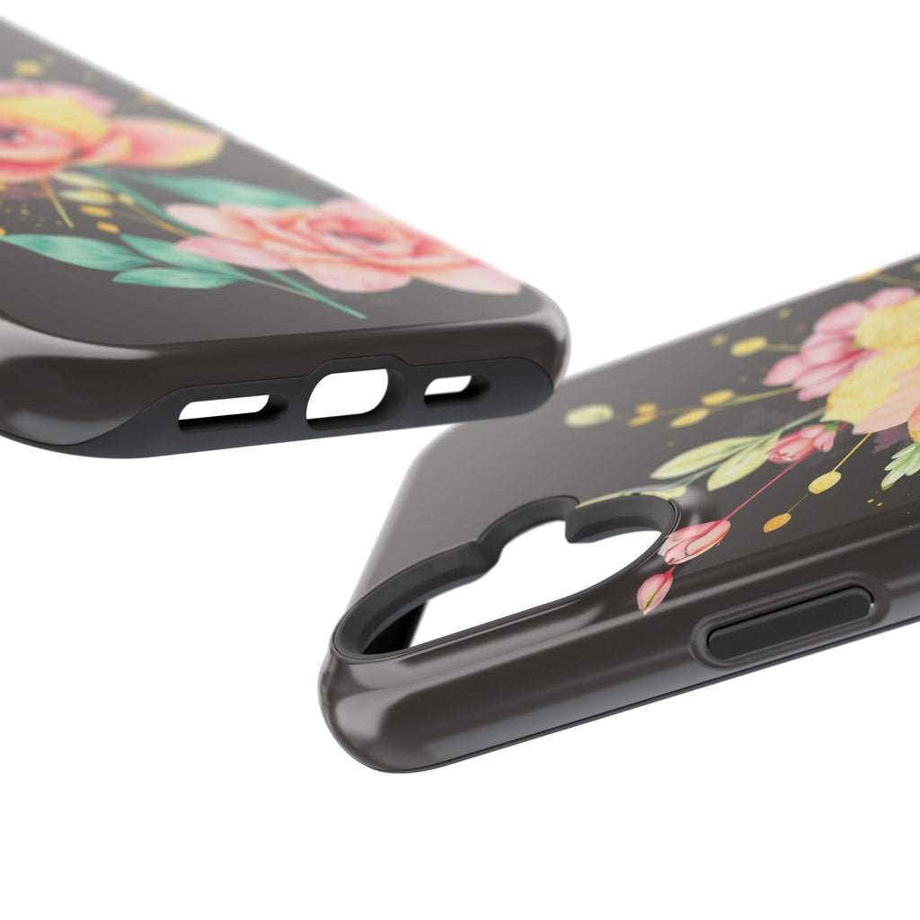 iPhone Earthy Floral Watercolor Splash Design Clean iPhone 14 Minimal · iPhone C