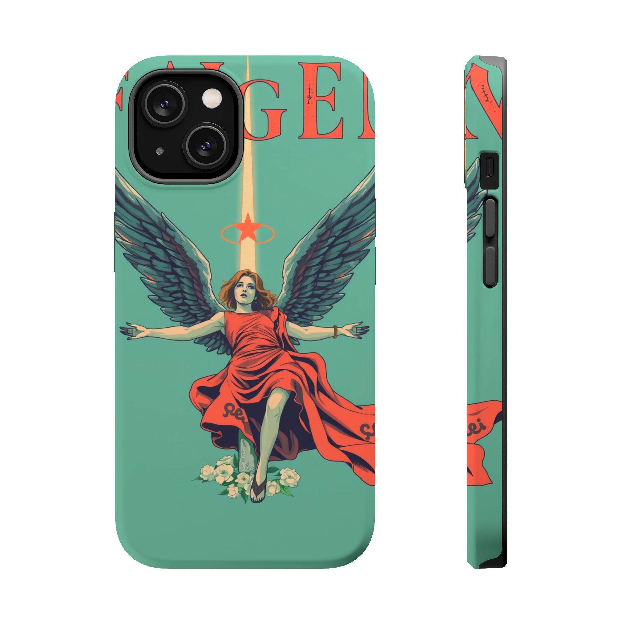 iPhone Radiant Fallen Angel Design Bold Modern Everyday Snap Case · iPhone Case