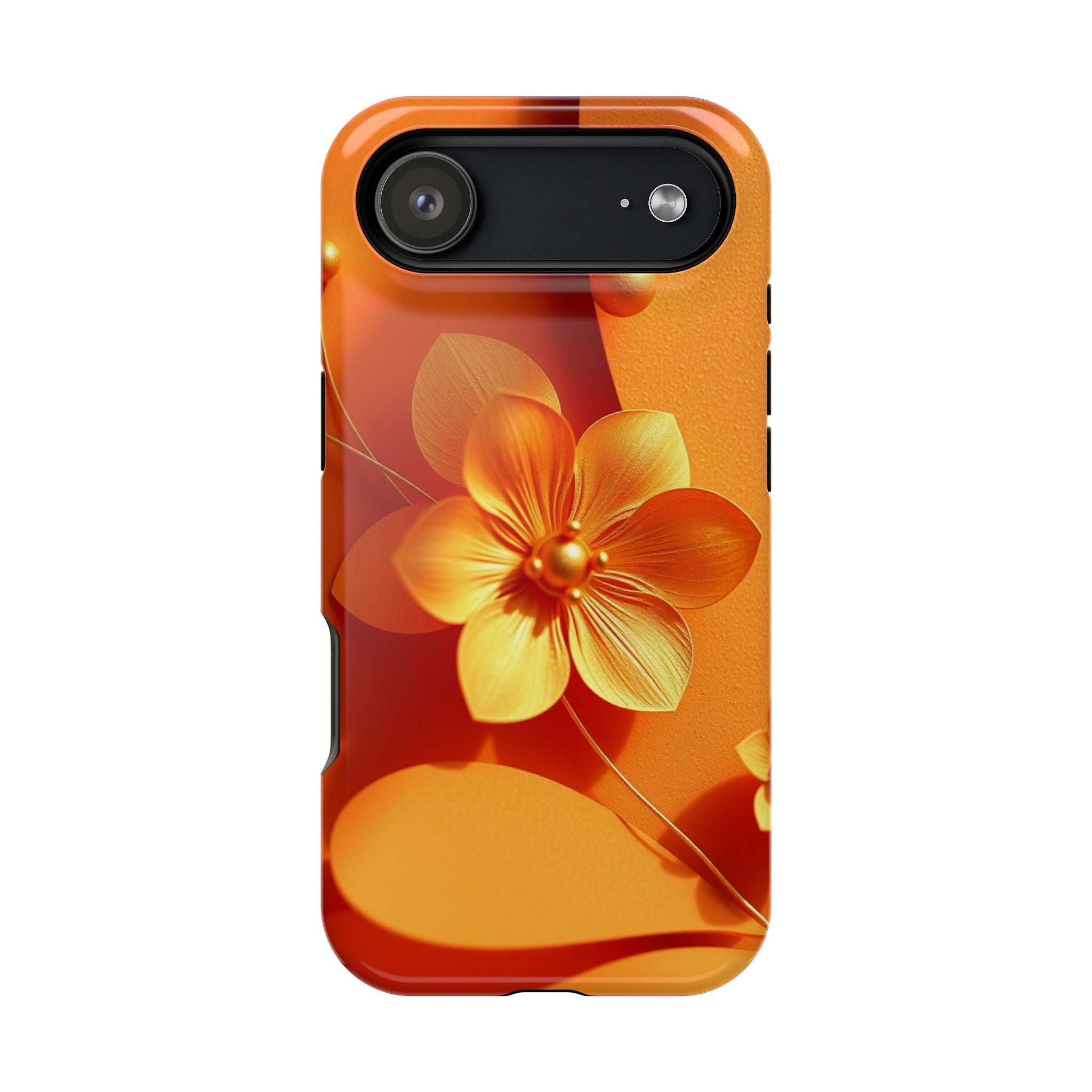iPhone Floral Geometric Gold Foil Luxury Slim Everyday iPhone Designer · iPhone