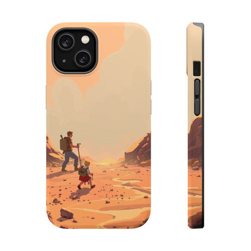 iPhone Burnt Orange And Sand Barely Surviving Slim Everyday Designer Case · iPho