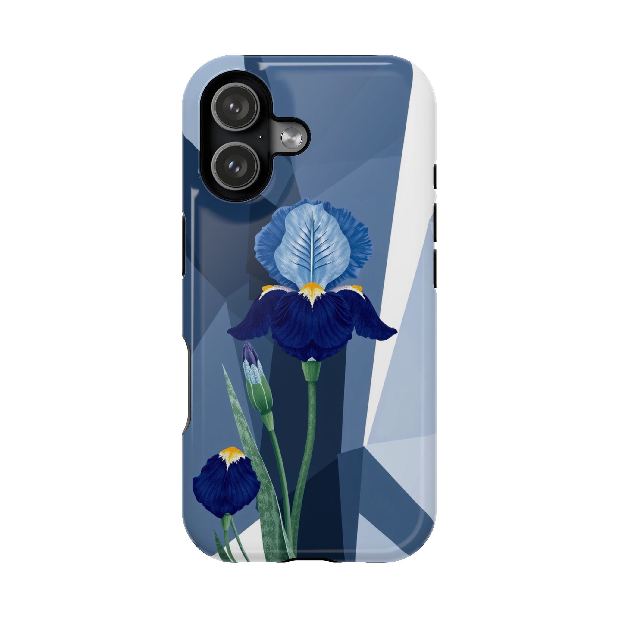 iPhone Earthy Iris Garden Design Bold Modern Everyday Snap Case · iPhone Case