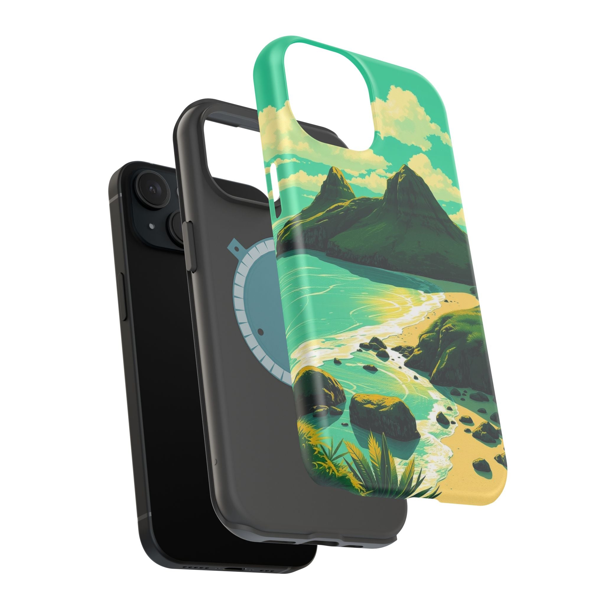 iPhone Hibiscus Coast Hand-Drawn Sketch Slim Everyday iPhone Designer · iPhone C