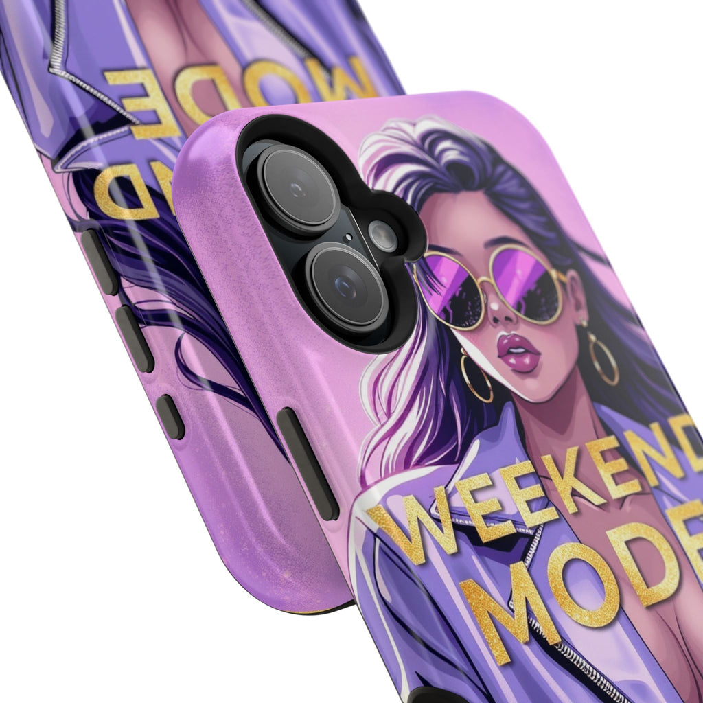 iPhone Lavender And Pearl Weekend Mode On Slim Everyday Designer Case · iPhone C