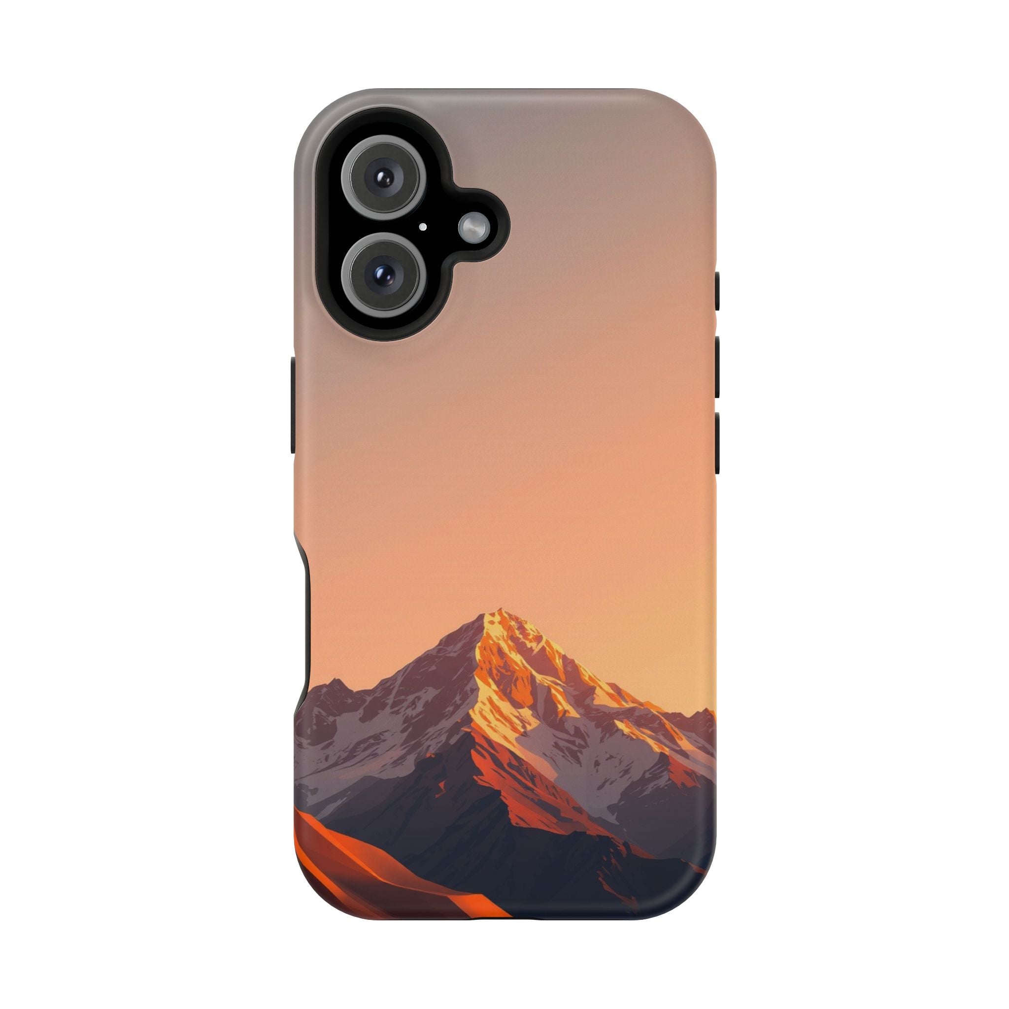 iPhone Mountain at Sunrise Bold Art 10 Slim Everyday Designer Case · iPhone Case