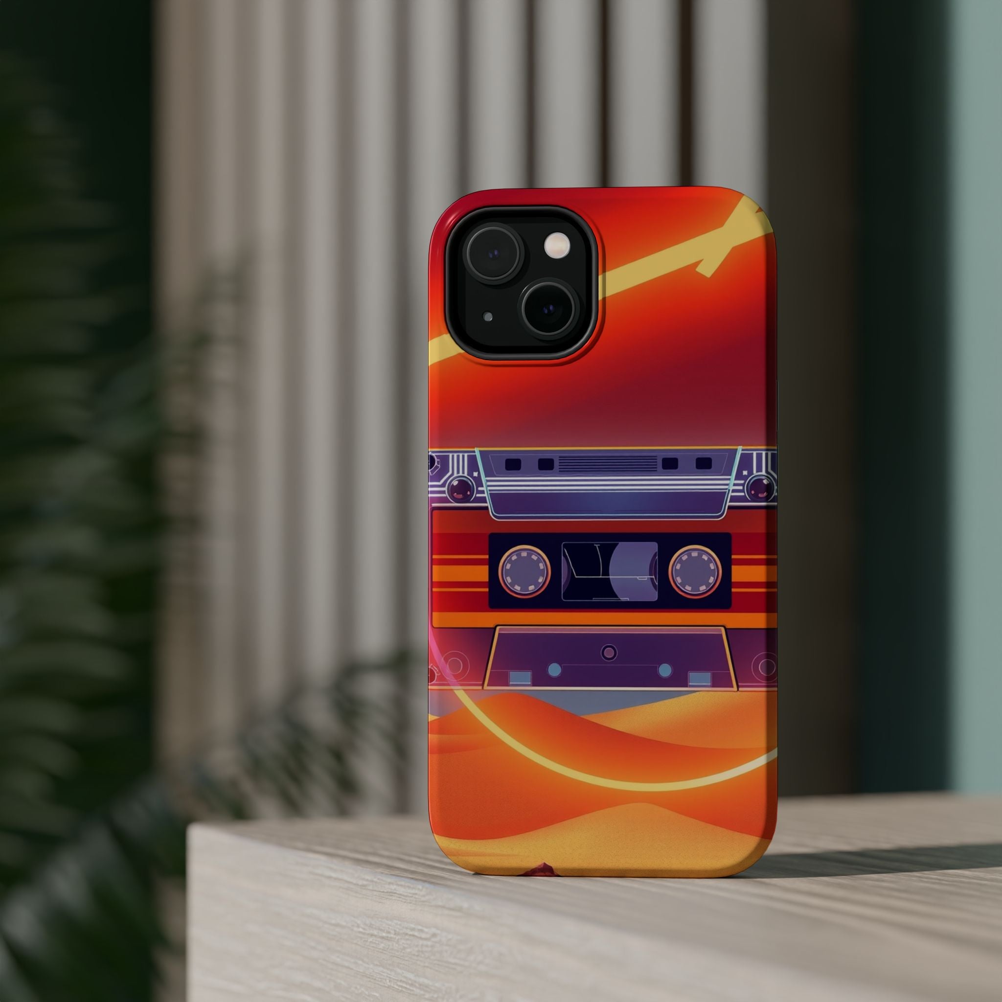 iPhone Cassette Tape Rewind Bold Art Slim Everyday Designer Case · iPhone Case