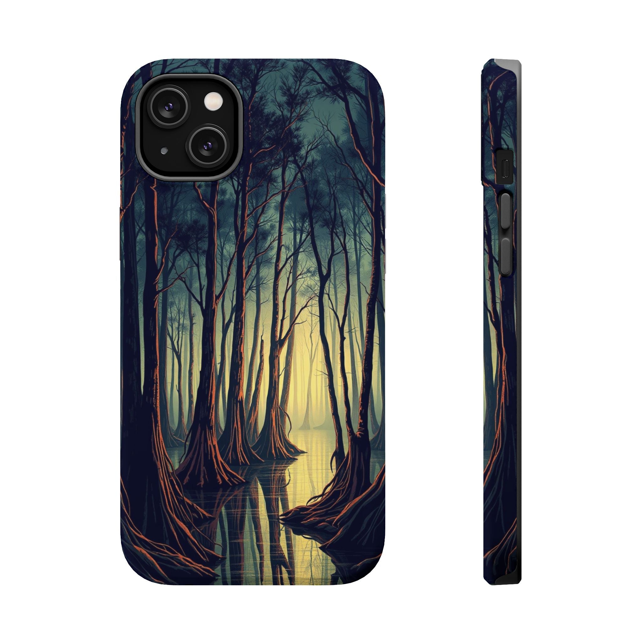 iPhone Cypress Swamp Cinematic Art Bold Modern Everyday Snap Case · iPhone Case