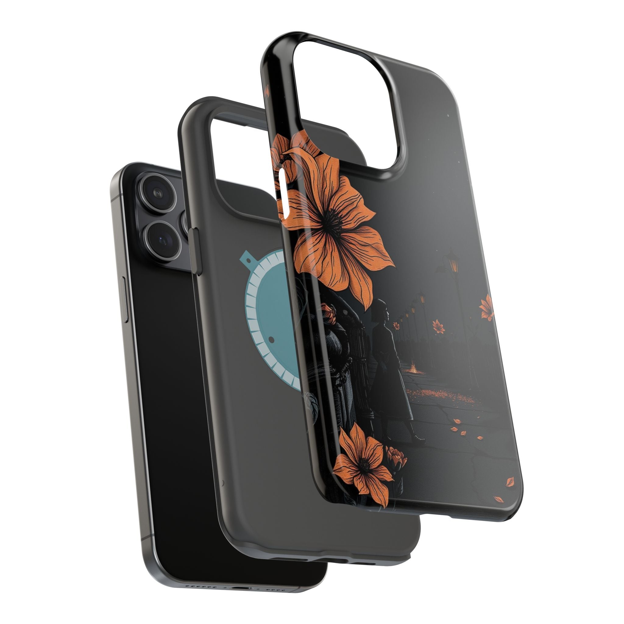 iPhone Night Bloomer Electric Art Bold Modern Everyday Snap Case · iPhone Case