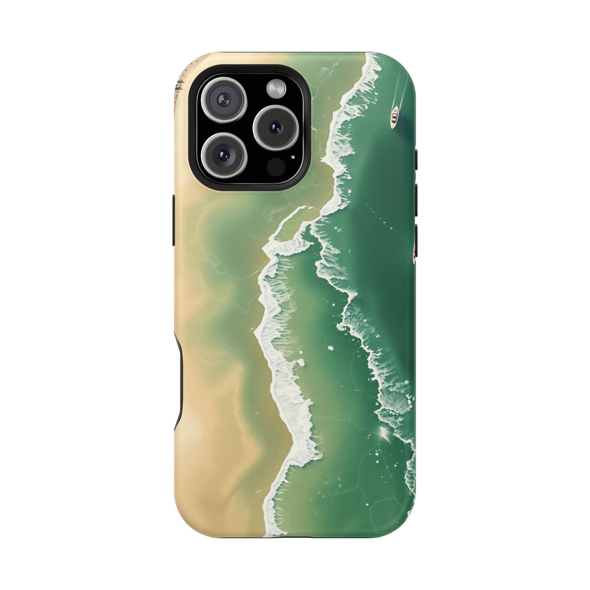 iPhone Shoreline Aerial Bold Art Bold Modern Everyday Snap Case · iPhone Case