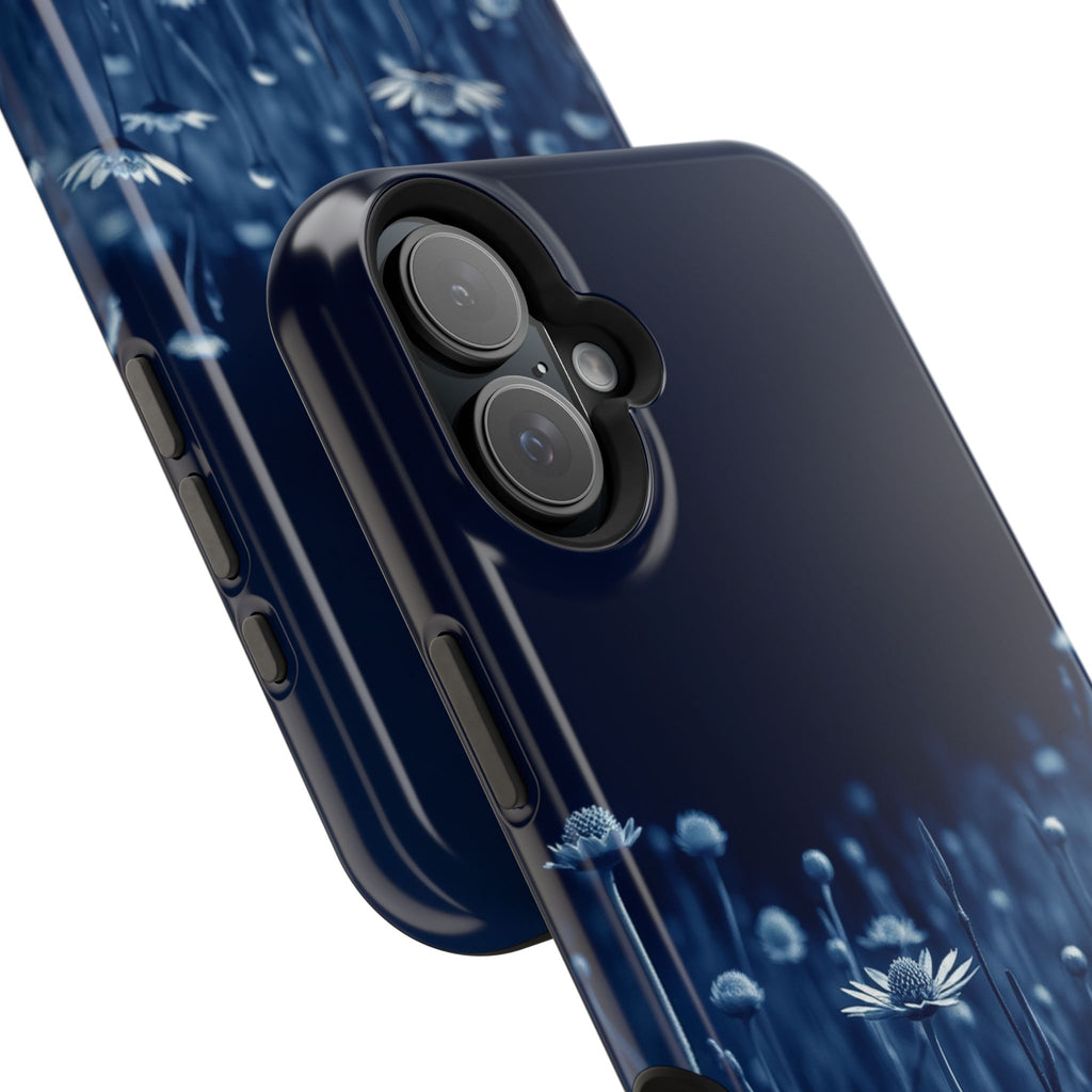 iPhone Midnight Blue And Silver Wildflower Field Clean iPhone Minimal · iPhone C