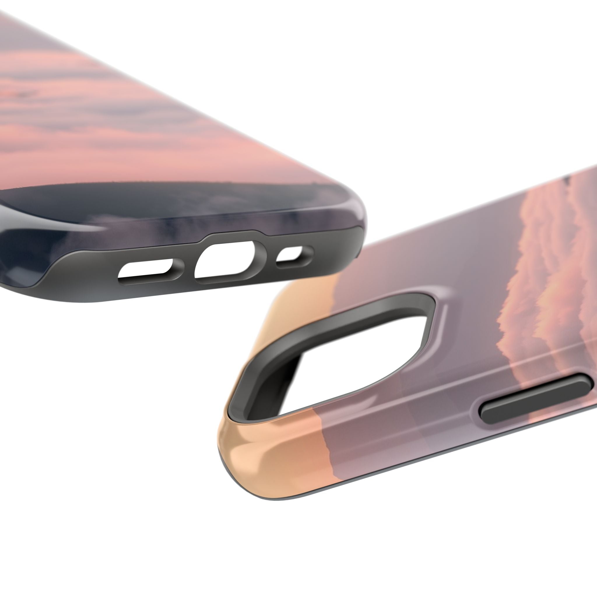 iPhone Fog Rolling Over Hills Grunge Distressed Soft iPhone Finish · iPhone Case