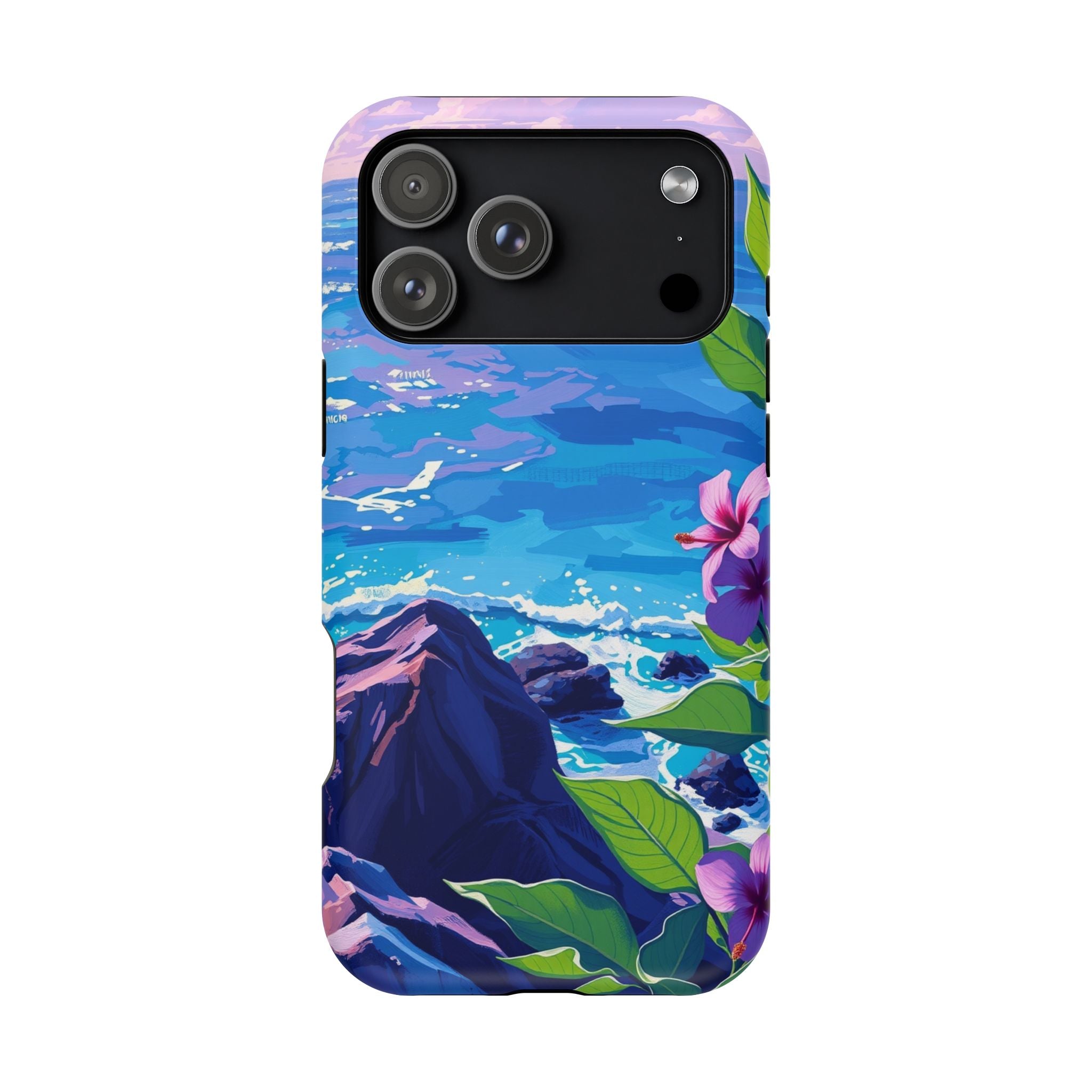 iPhone Hibiscus Coast Enchanted Art Slim Everyday Designer Case · iPhone Case