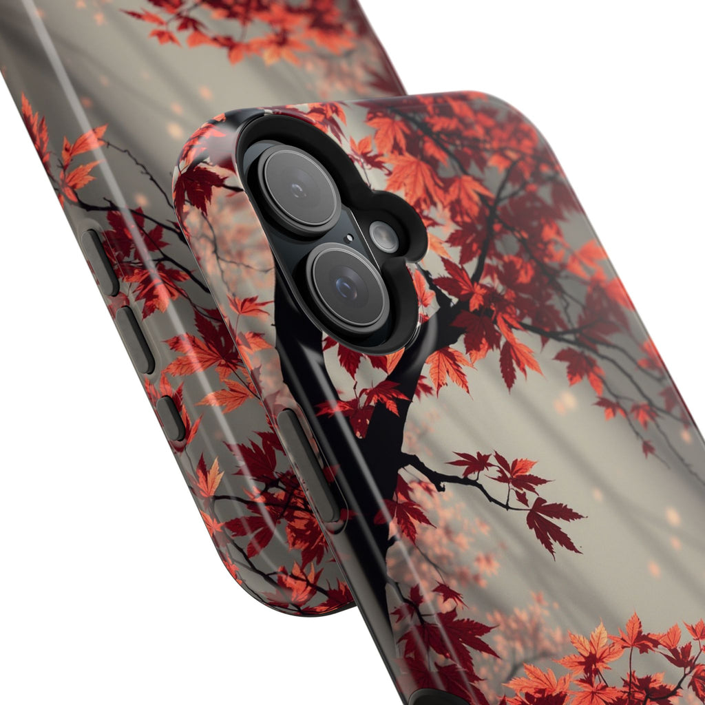 iPhone Charcoal And Copper Autumn Maple Slim Everyday iPhone 17 · iPhone Case