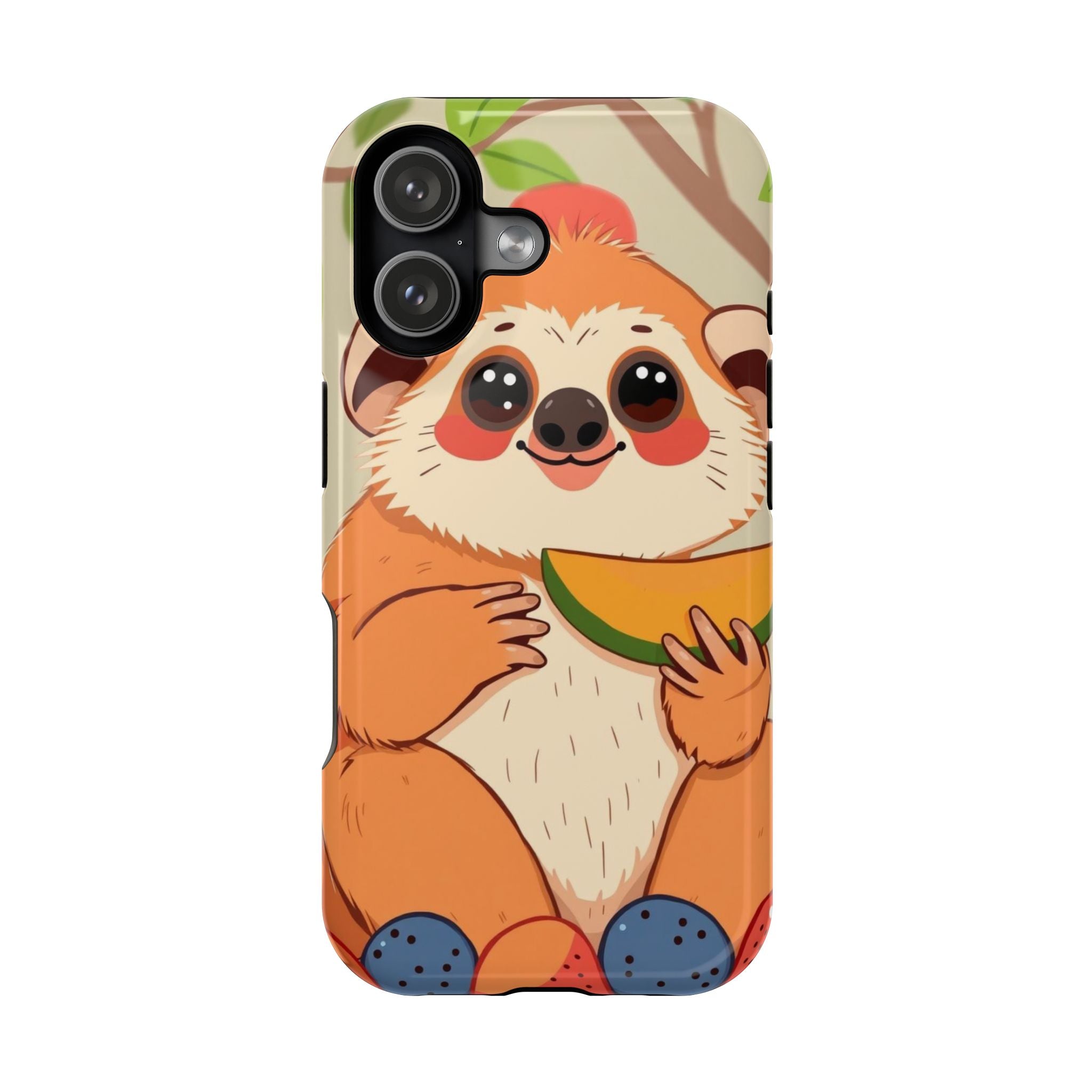 iPhone Slow Loris with Fruit Kids Fun iPhone Phone Case Gift Slim · iPhone Case
