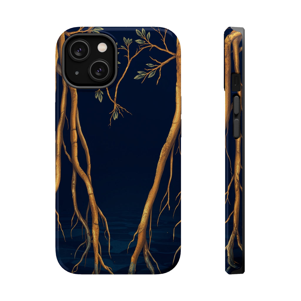 iPhone Mangrove Roots Electric Art Bold Modern Everyday Snap Case · iPhone Case