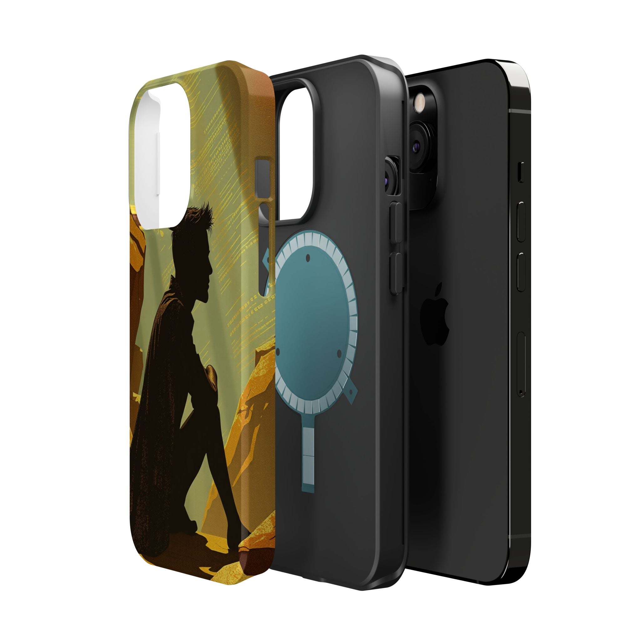 iPhone Mustard And Rust Overthinking Again Slim Everyday Designer Case · iPhone