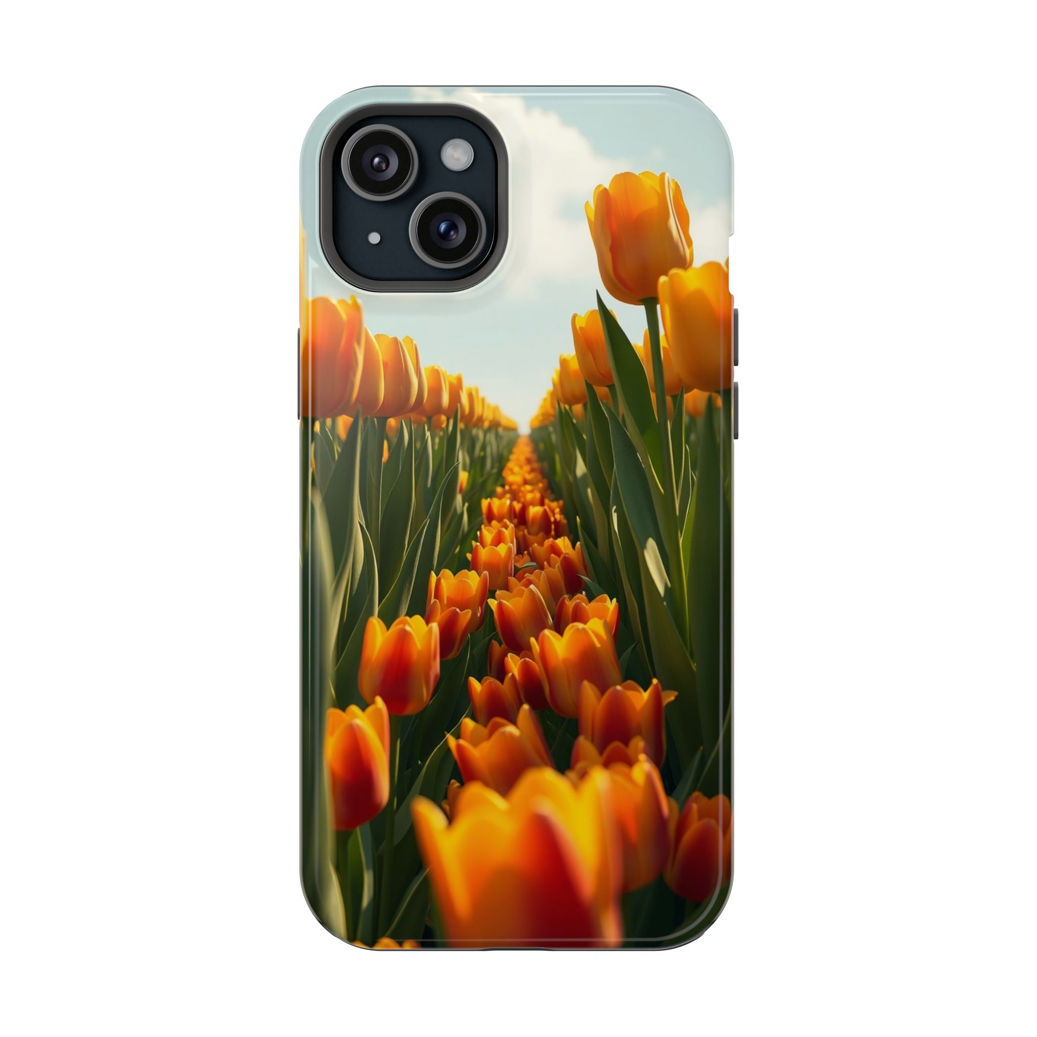 iPhone Tulip Row Radiant Design Slim Everyday Designer Case · iPhone Case