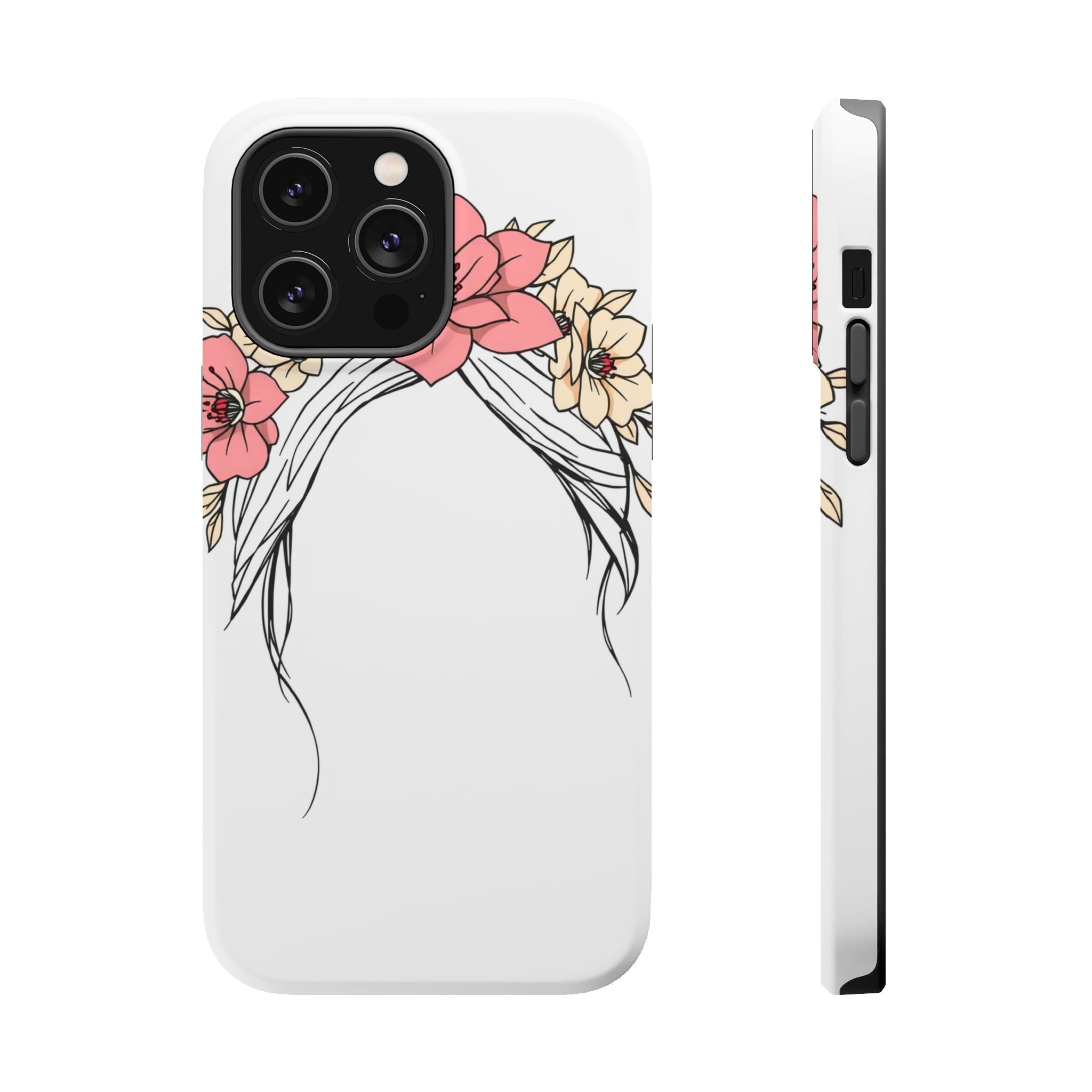iPhone Floral Crown Electric Art Bold Modern Everyday Snap Case · iPhone Case