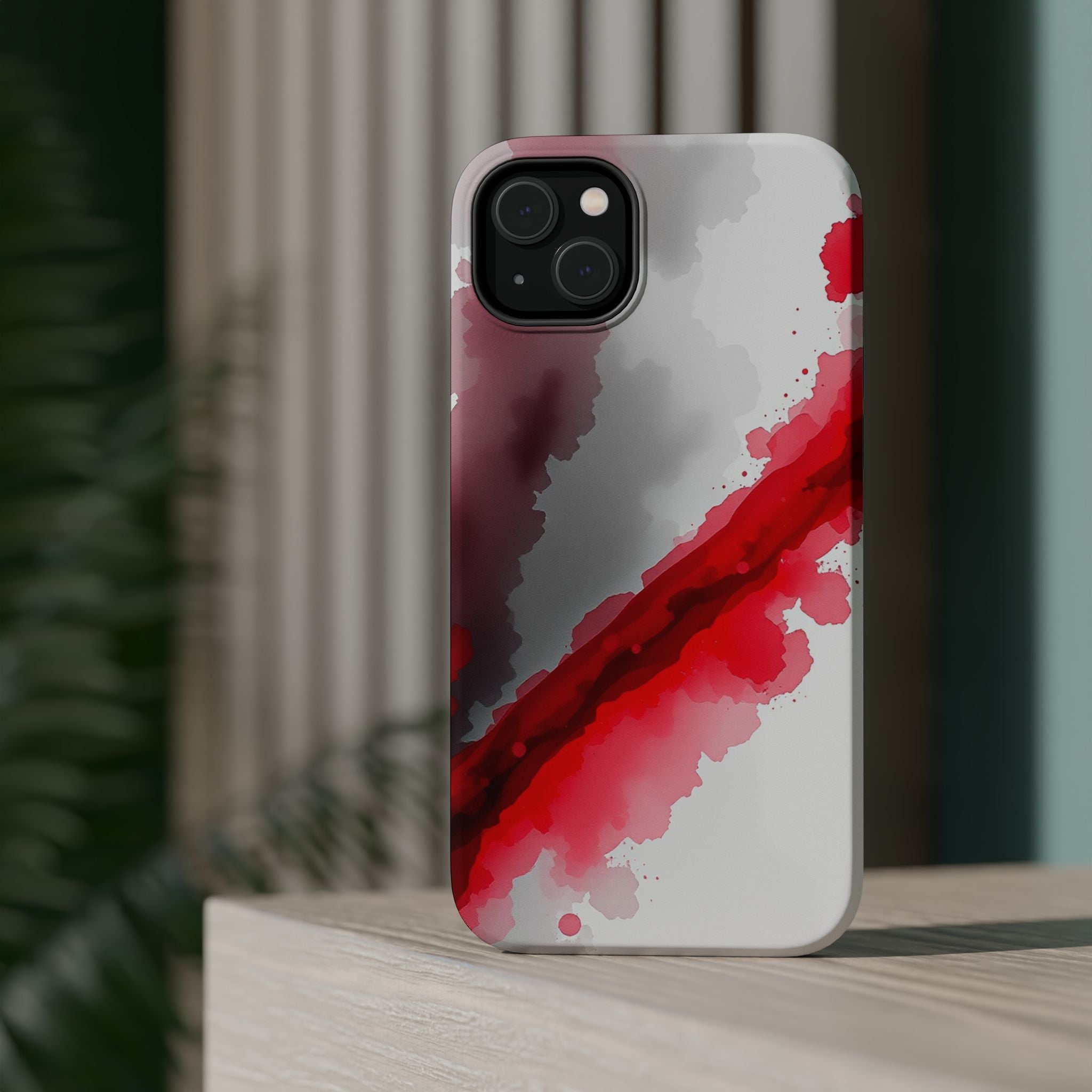 iPhone Carbon Fiber Weave Vibrant Watercolor Slim iPhone Everyday · iPhone Case