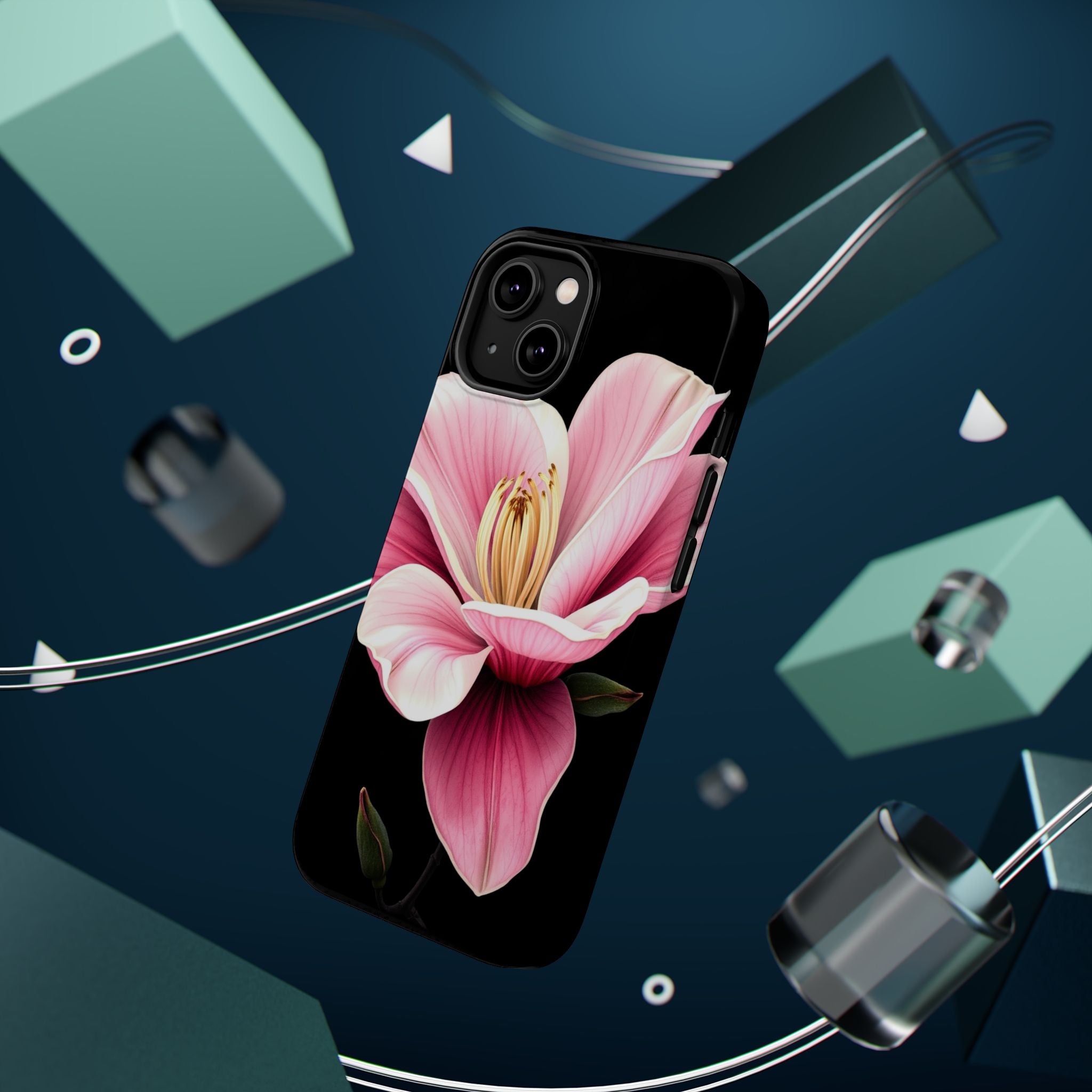 iPhone Magnolia Dream Dark Gothic Ink Slim Everyday Designer Case · iPhone Case