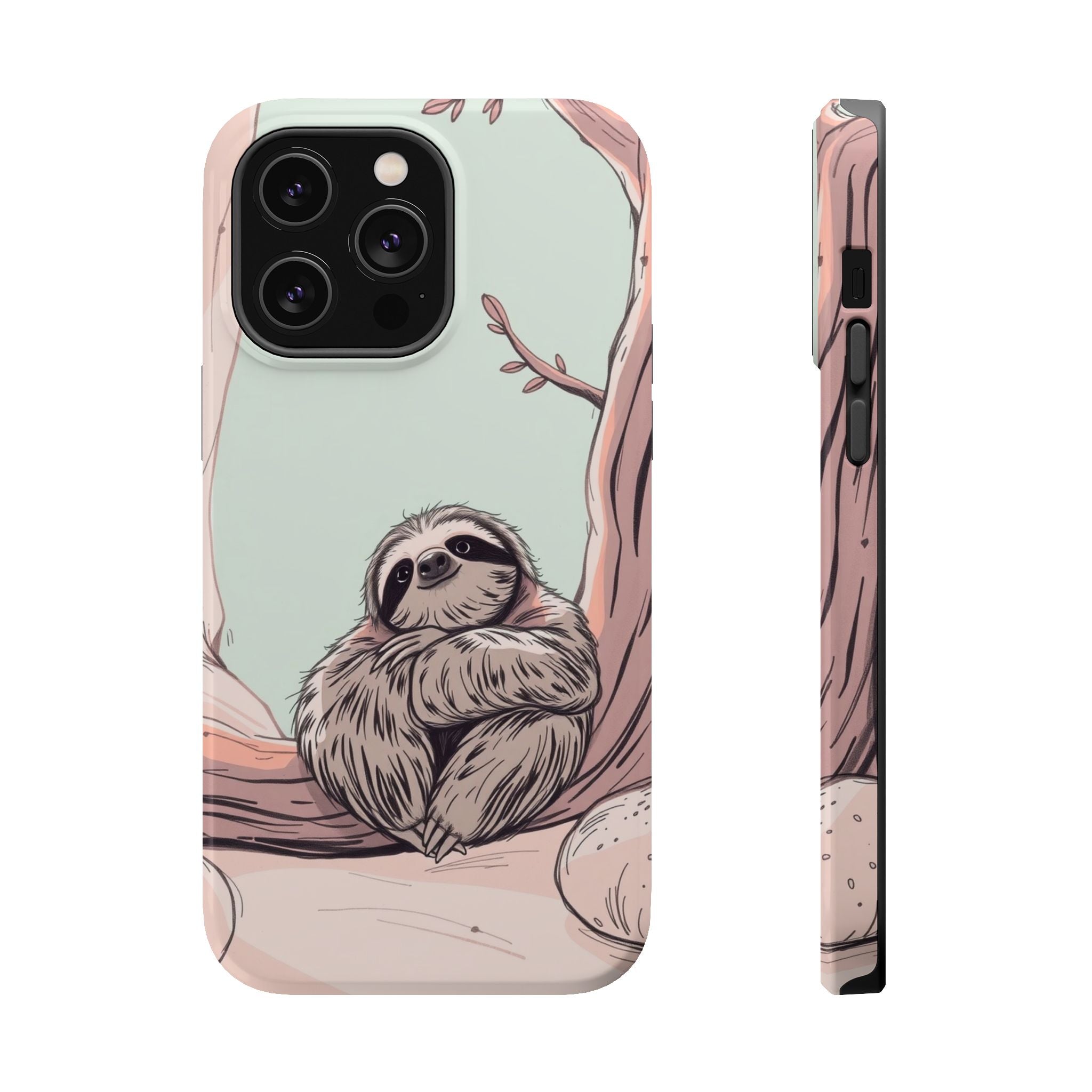 iPhone Cozy Sloth Mode Hand-Drawn Sketch Slim Everyday Designer Case · iPhone Ca