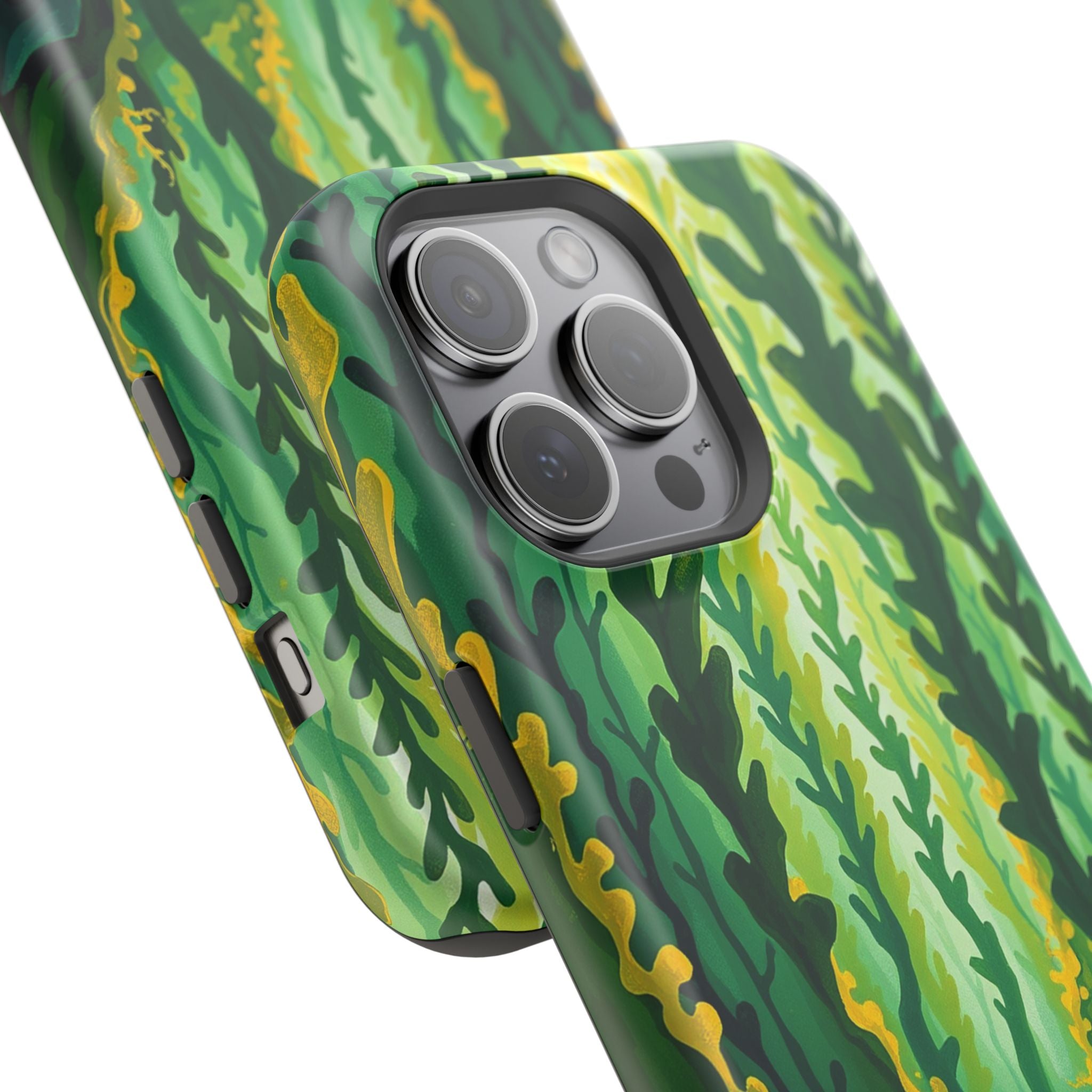 iPhone Kelp Forest Oil Painting Impressionist Slim iPhone Everyday · iPhone Case