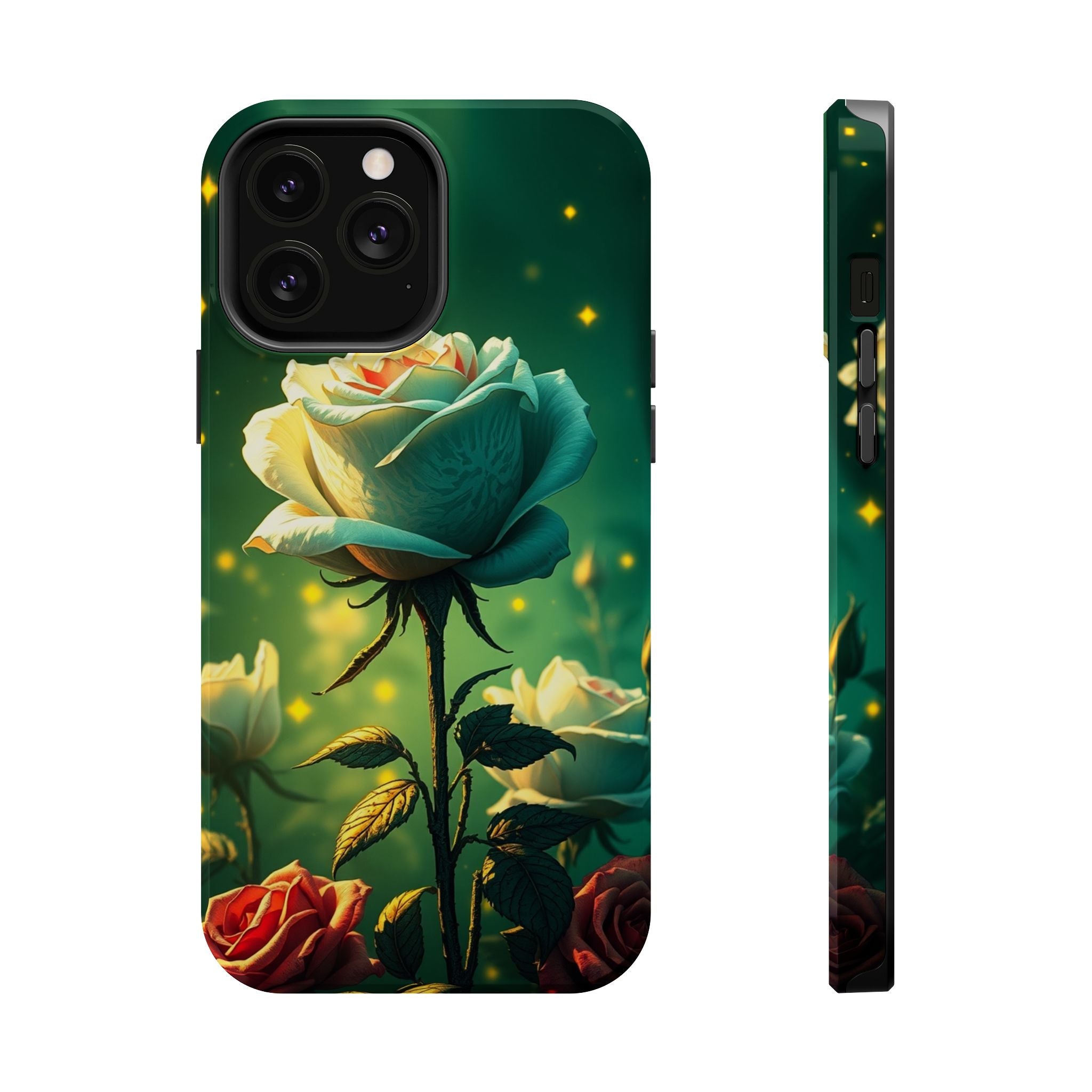 iPhone Earthy Rose Garden Design Bold Modern Everyday Snap Case · iPhone Case