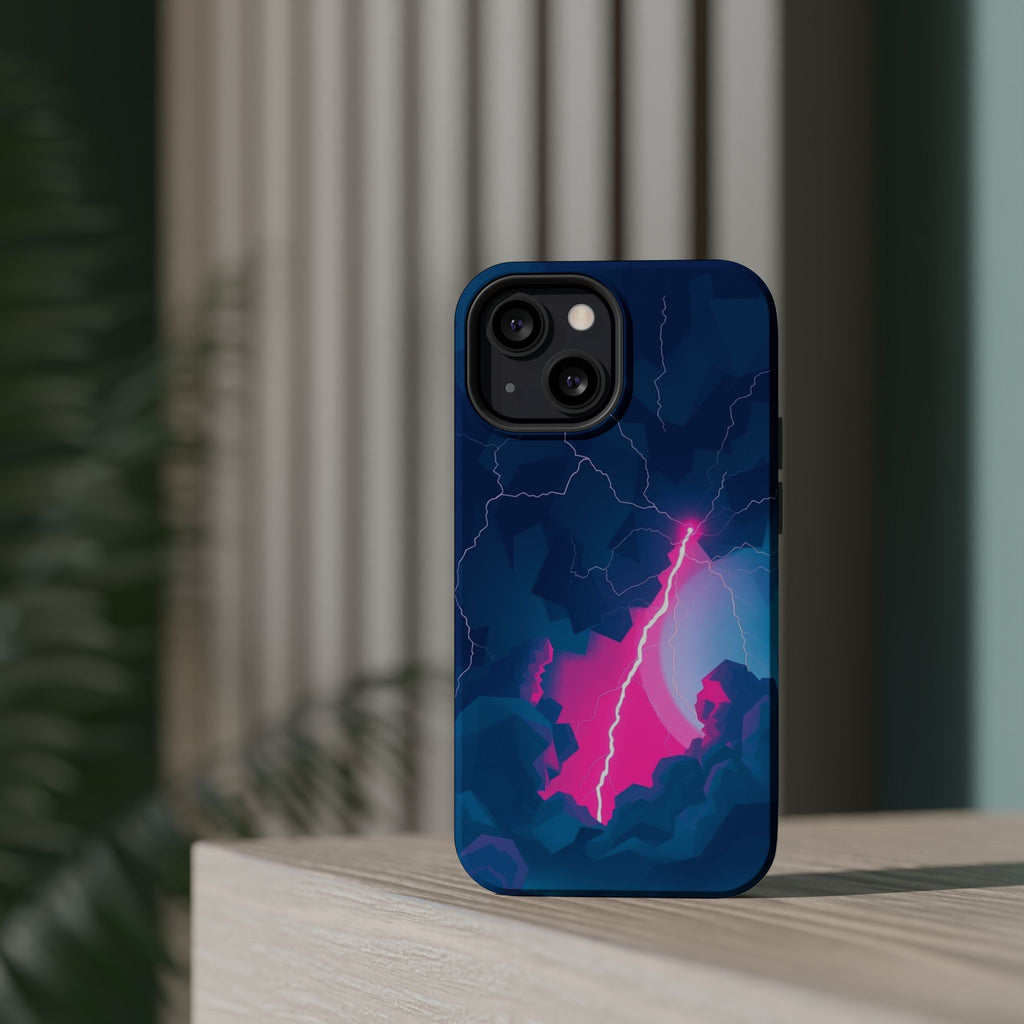 iPhone Thunderstorm Sky Abstract Geometric Slim iPhone Everyday · iPhone Case