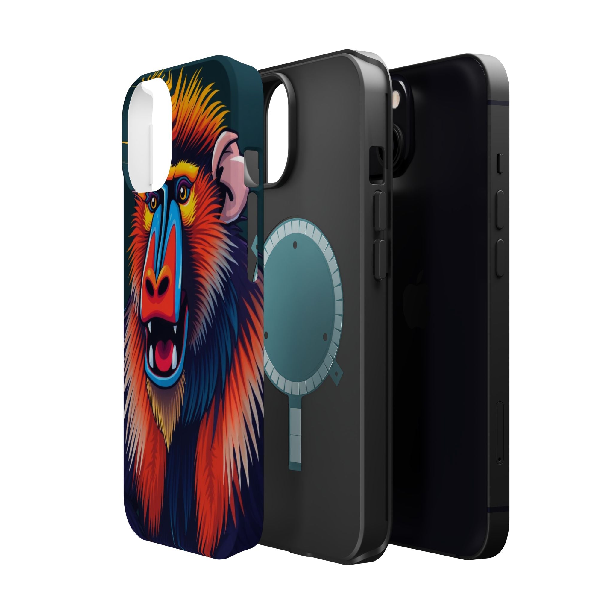 iPhone Mandrill Colorful Face Kids Fun iPhone Phone Case Gift Slim · iPhone Case
