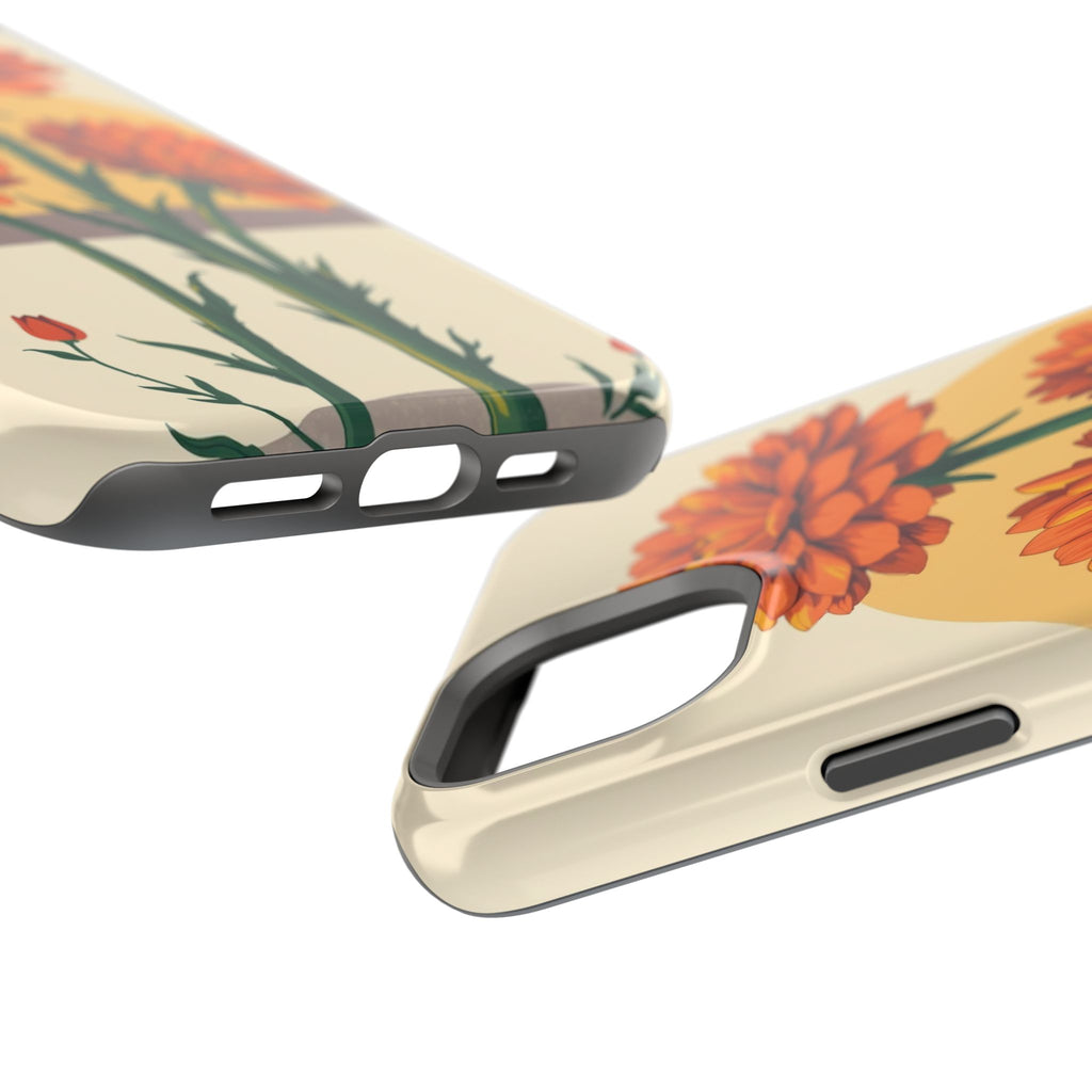 iPhone Ranunculus Stack Bold Art Bold Modern Everyday Snap Case · iPhone Case