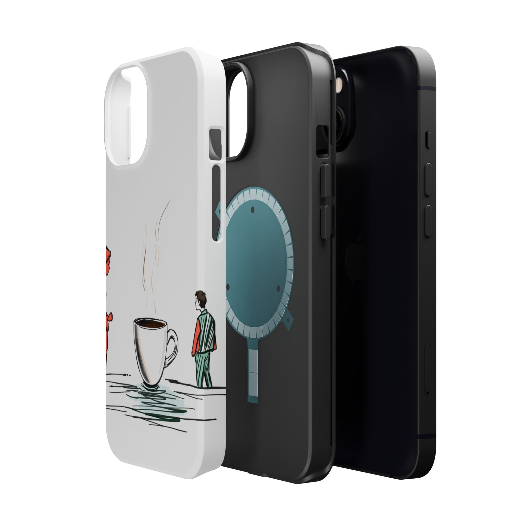 iPhone Coffee Before People Mystic Art Slim Everyday Designer Case · iPhone Case