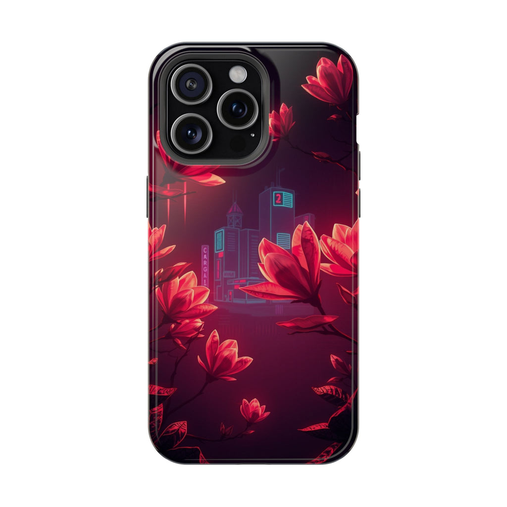 iPhone Charcoal And Copper Magnolia Dream Slim iPhone Everyday Designer · iPhone