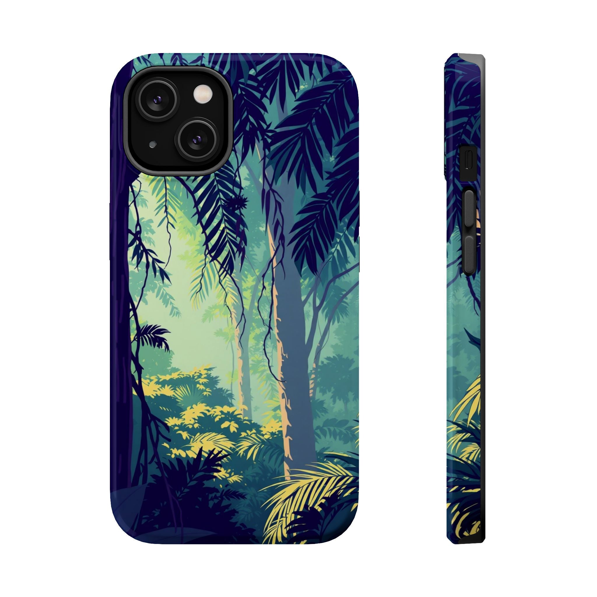 iPhone Mint And Blush Rainforest Canopy Slim Everyday iPhone Designer · iPhone C