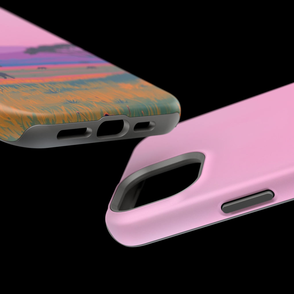 iPhone Savanna Horizon Electric Art Slim Everyday Designer Case · iPhone Case