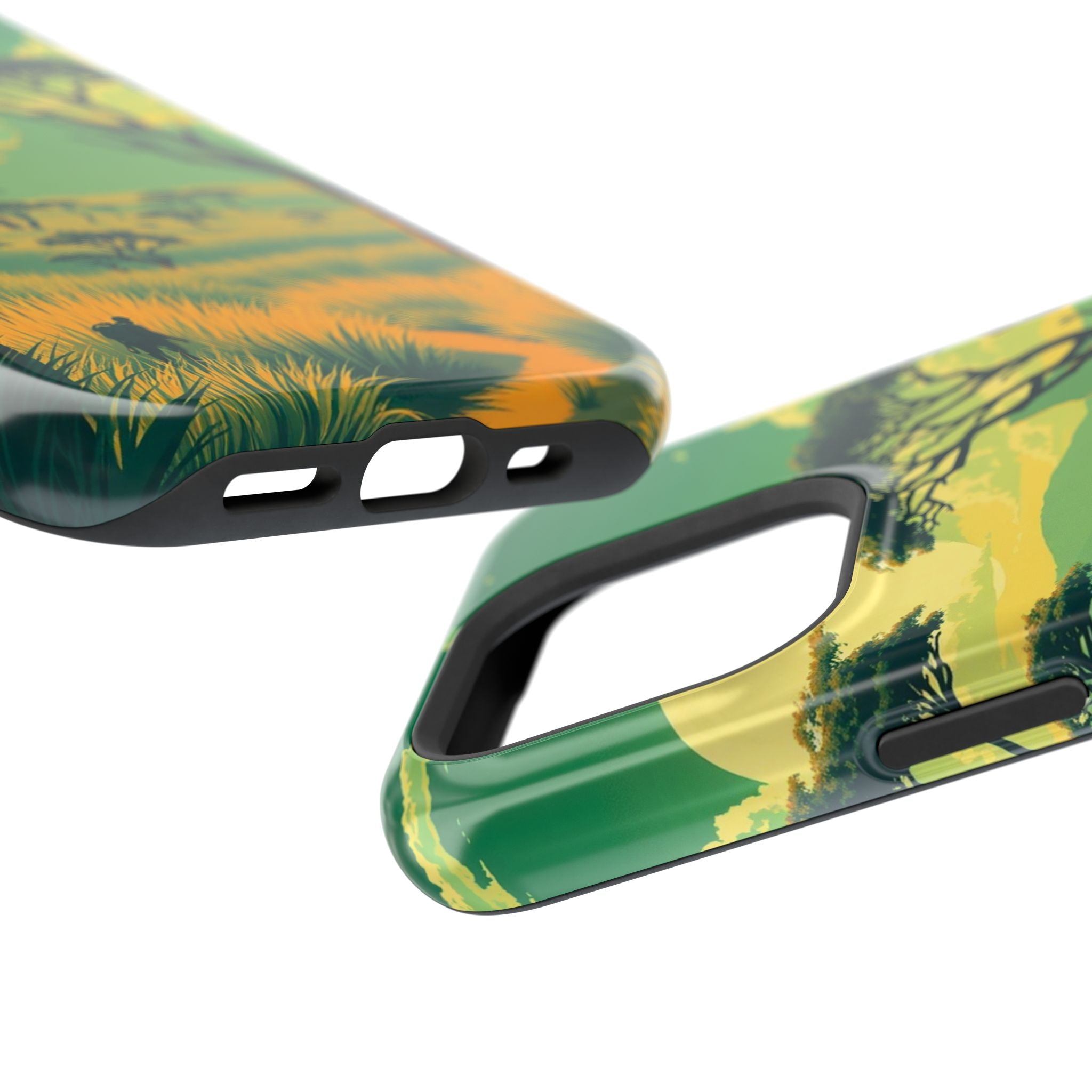 iPhone Savanna Horizon Pixel Art -Bit Slim Everyday Designer Case · iPhone Case