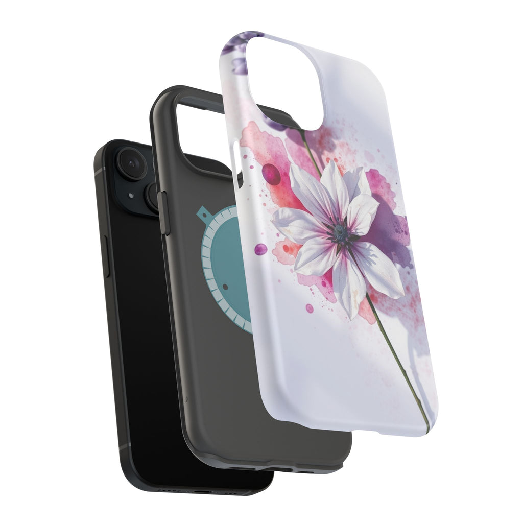 iPhone Floral Watercolor Splash Bold Art Slim Everyday iPhone 15 · iPhone Case